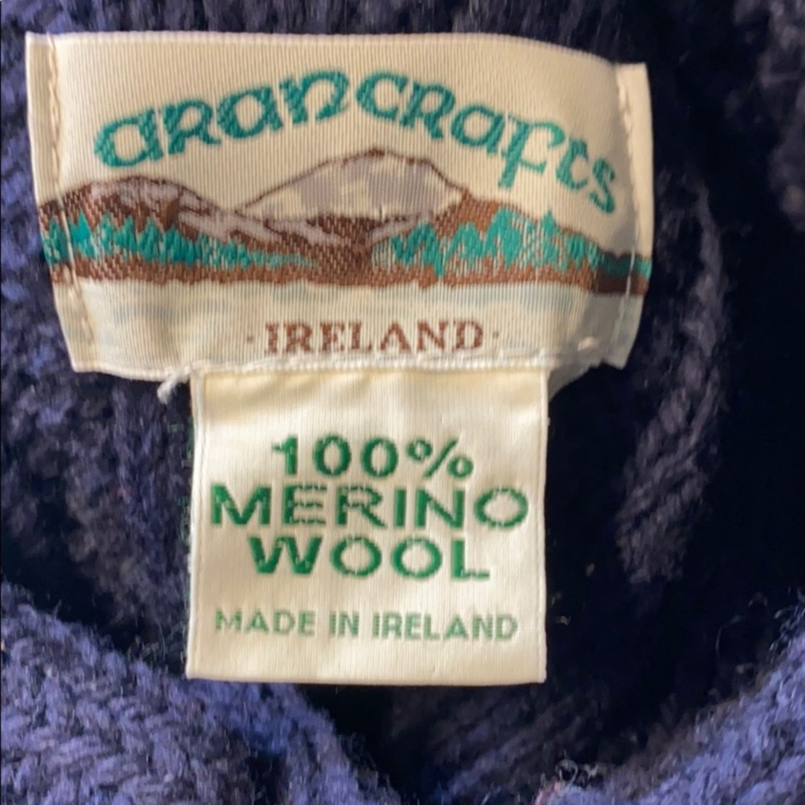 Aran Crafts Aran Crafts Ireland 100% Wool cable knit hooded sweater XS Size XS / US 0-2 / IT 36-38 - 8 Thumbnail