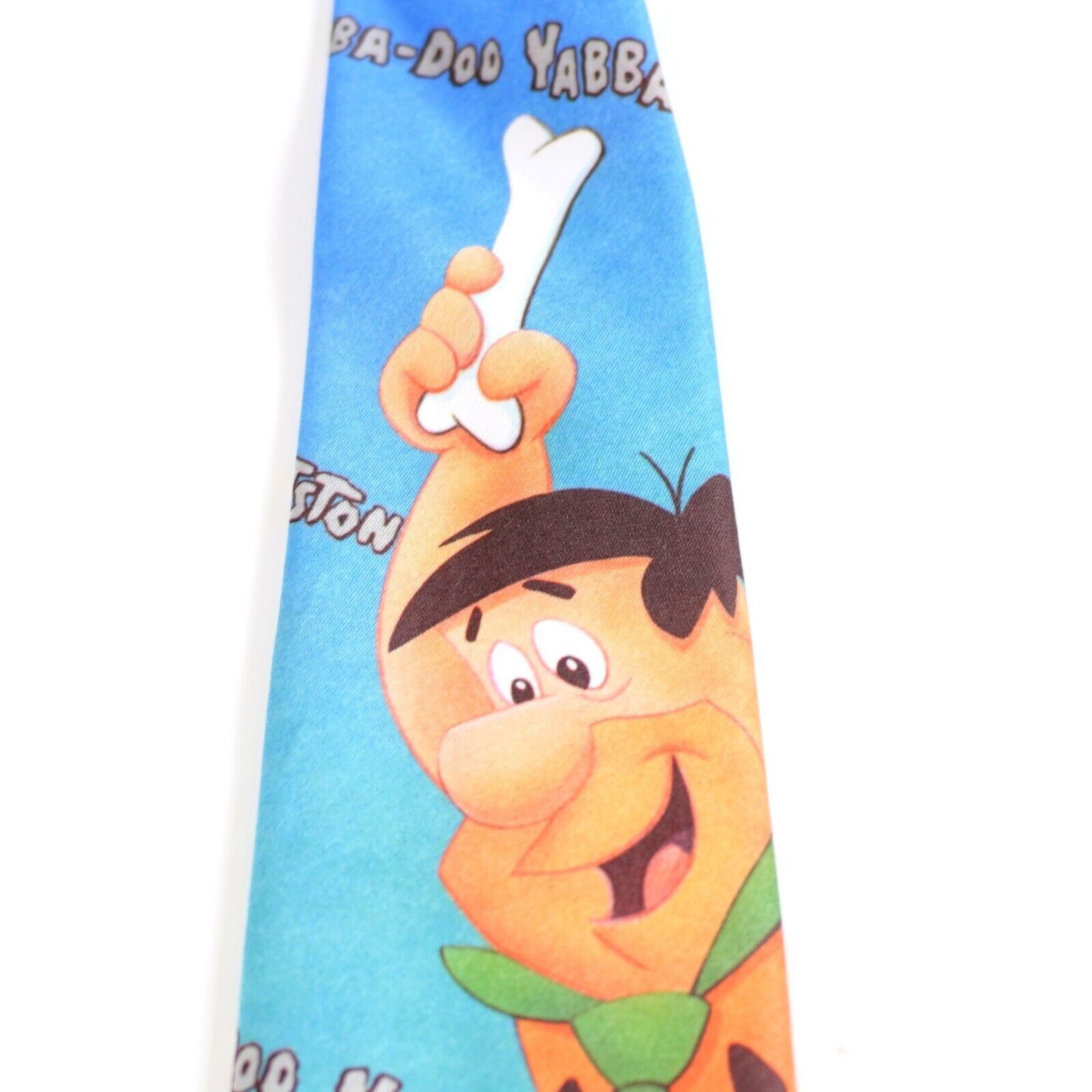 Ralph Marlin Ralph Marlin The Flintstones Green Print Polyester Tie Size ONE SIZE - 3 Thumbnail