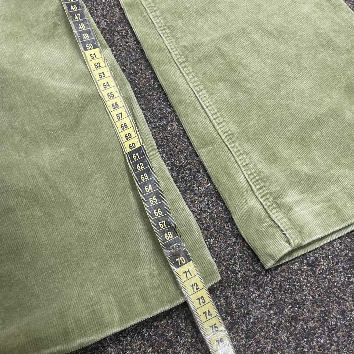 Vintage Vintage Y2K Lime Green Flare Jeans 90s Streetwear Oversized Size 28" / US 6 / IT 42 - 7 Thumbnail