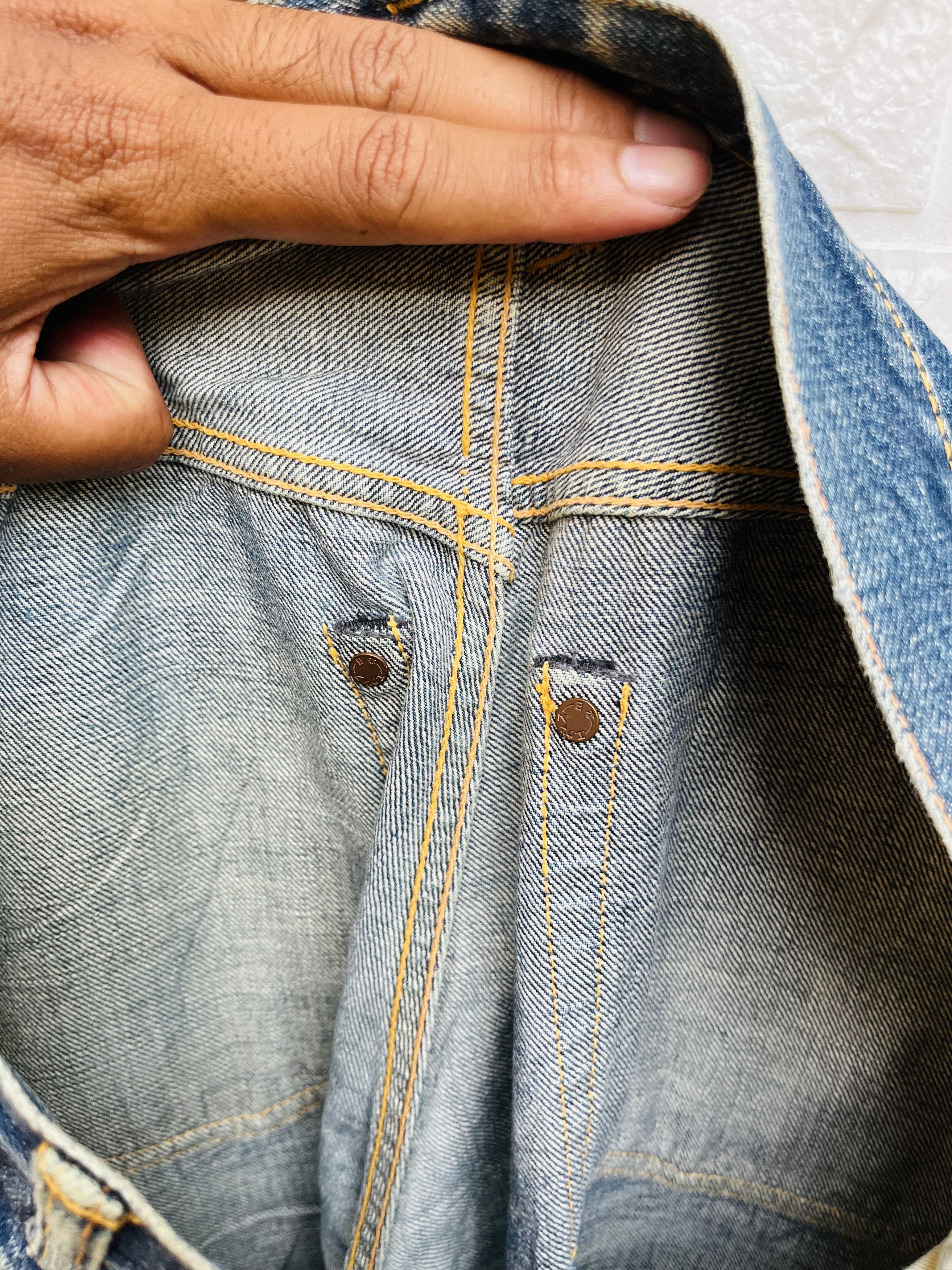 Evisu Vintage Evis Distressed Japanese Designer Fashion Style Size US 31 - 15 Thumbnail