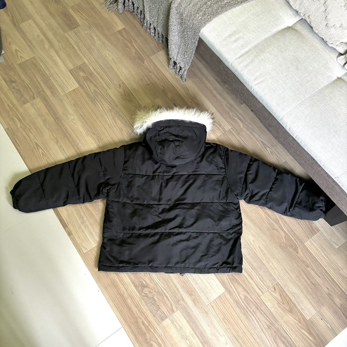 If Six Was Nine × Issey Miyake × MOUSSY Moussy Fur jacket down puffer IfSixWasNine LGB Style Size US M / EU 48-50 / 2 - 5 Thumbnail