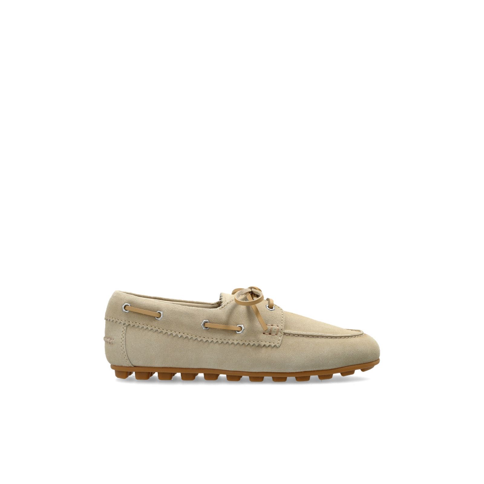 HOGAN Beige Barca Suede Loafers New & Authentic (Women's siz