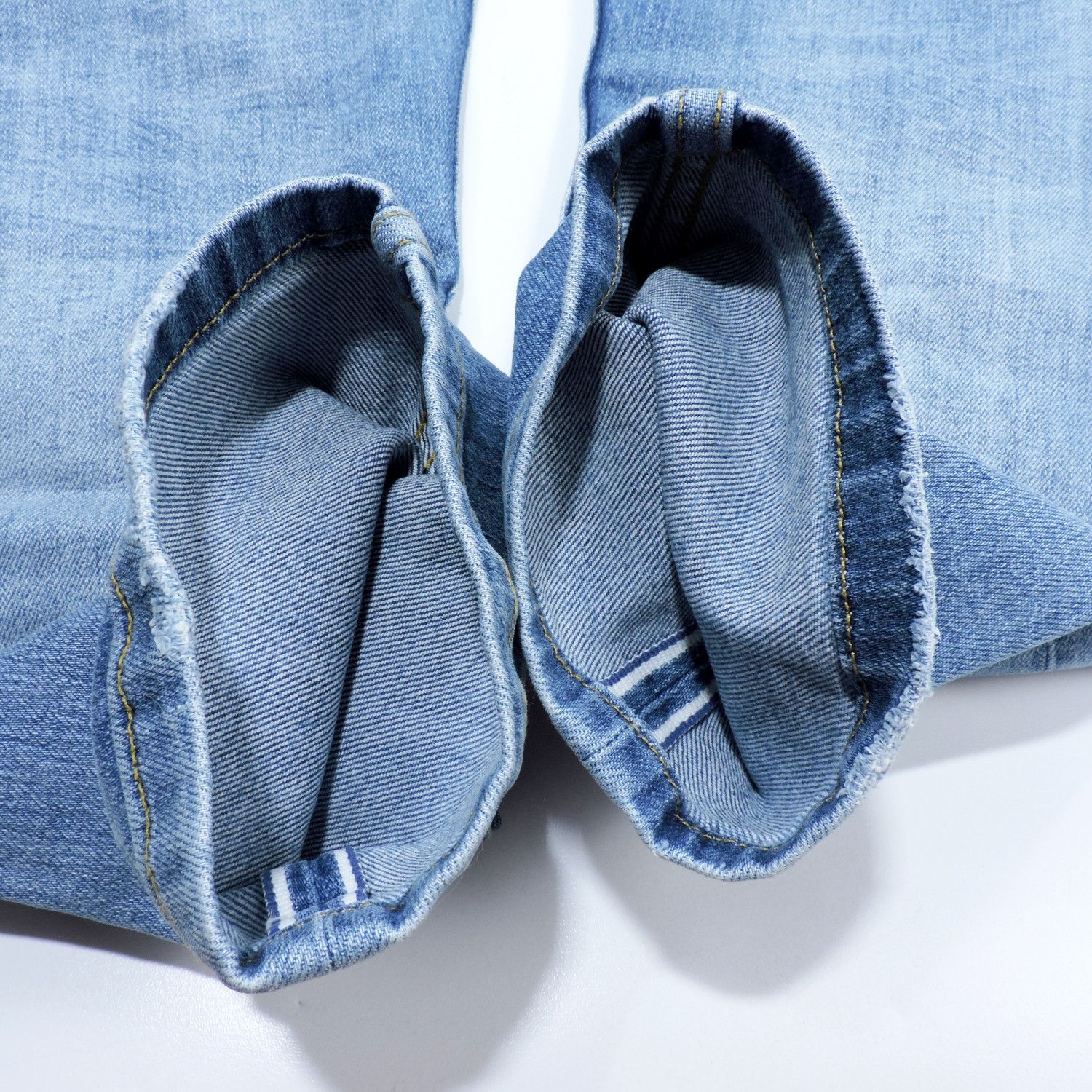 Calvin Klein CK PREMIUM ITALIAN STRETCH SELVEDGE CASPIAN SEA SLIM DENIM Size US 27 - 18 Thumbnail