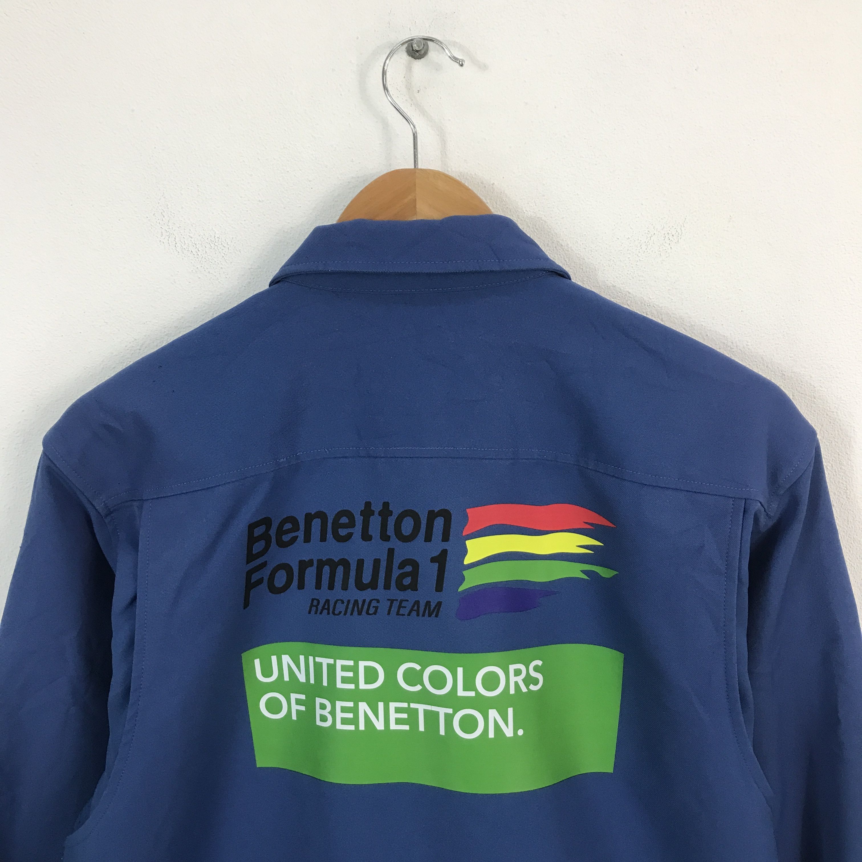 Japanese Brand × United Colors Of Benetton Vtg benetton formula 1 racing works jacket Size US M / EU 48-50 / 2 - 4 Thumbnail