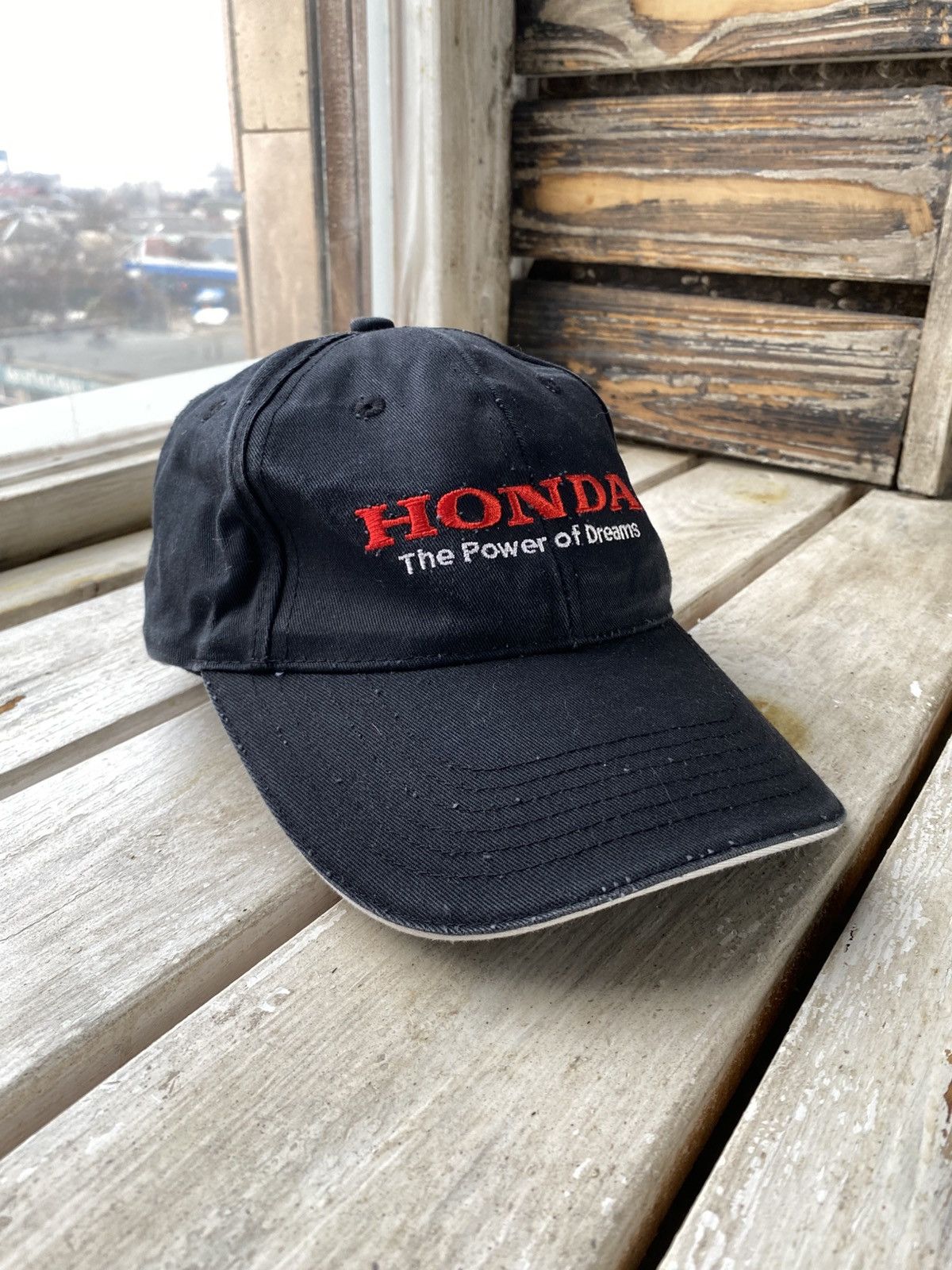 Honda × Vintage Vintage 90s Honda Grand Prix Racing Team Trucker Hat Size ONE SIZE - 1 Thumbnail