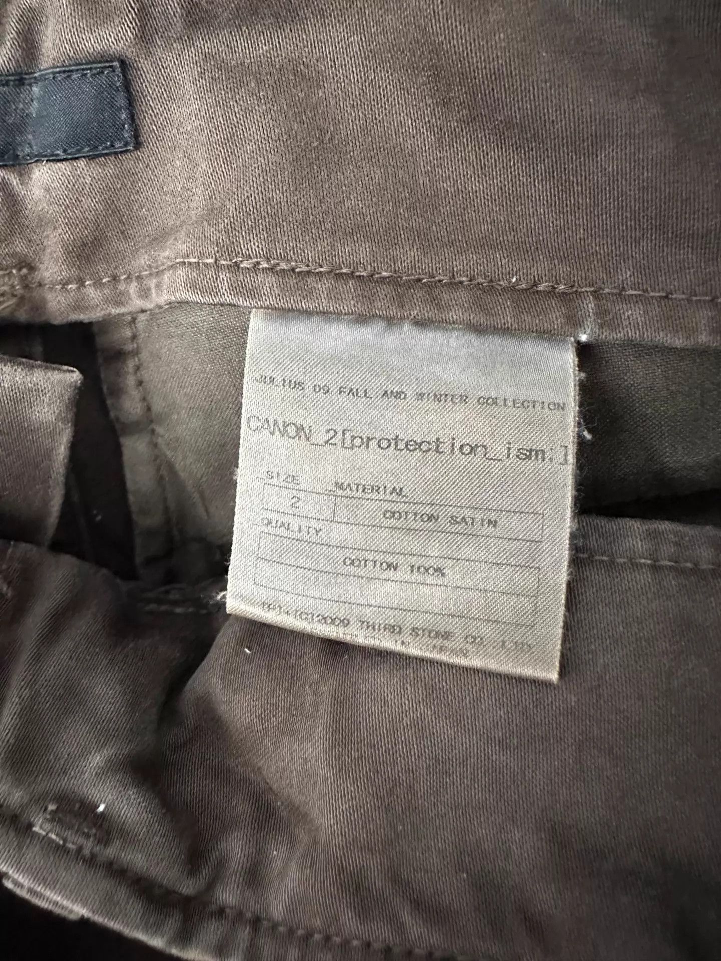 Julius Julius 09AW Gas Mask Cargo Pants Size US 32 / EU 48 - 4 Thumbnail