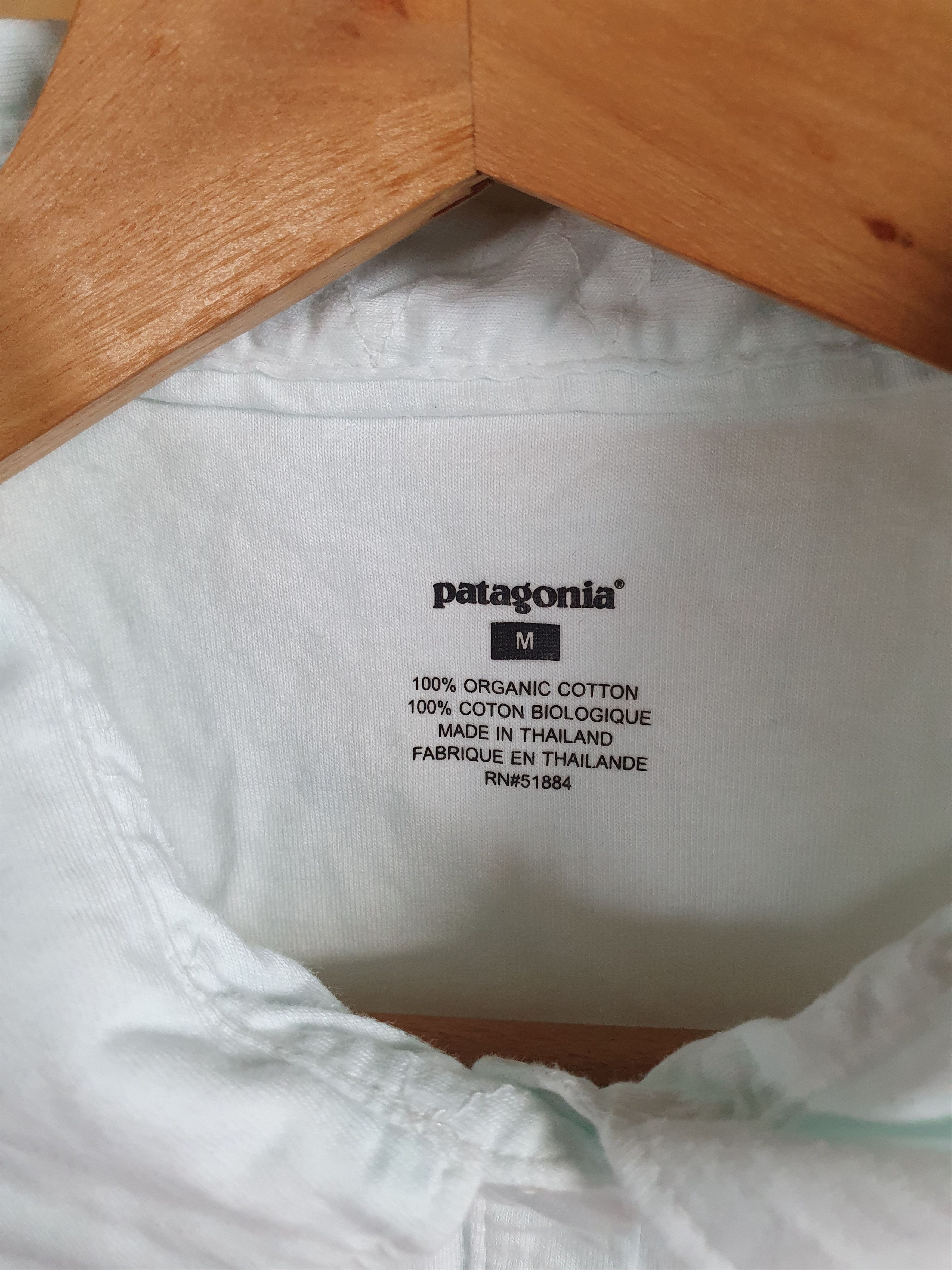 Patagonia Patagonia Women's 100% Organic Cotton Polo T-shirt sz M Size M / US 6-8 / IT 42-44 - 5 Thumbnail