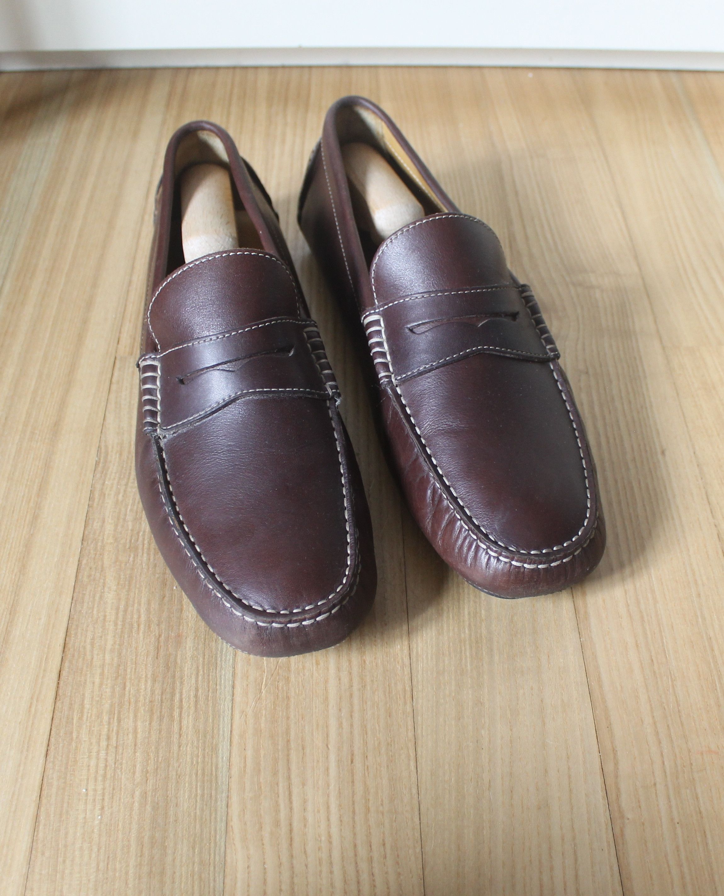 Crockett & Jones Crockett & Jones Penny Loafers Leather Moccasin Size US 12 / EU 45 - 3 Thumbnail