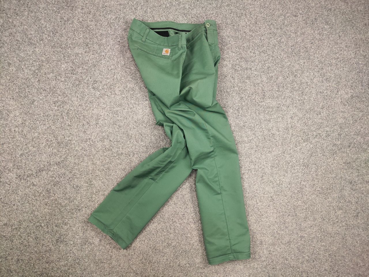 Carhartt Vintage Carhartt Logo Sid Light Green Chino Trouser Pants Size US 36 / EU 52 - 8 Thumbnail