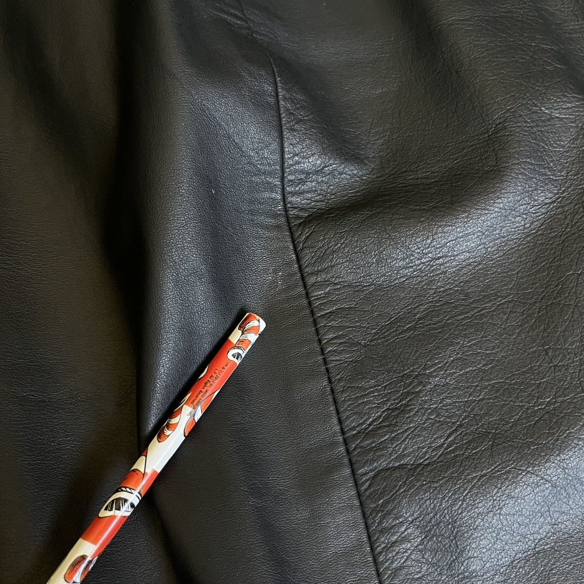 Genuine Leather Vintage Phoenix USA Frontier Collection Pig Leather Skirt Size 26" / US 2 / IT 38 - 9 Thumbnail