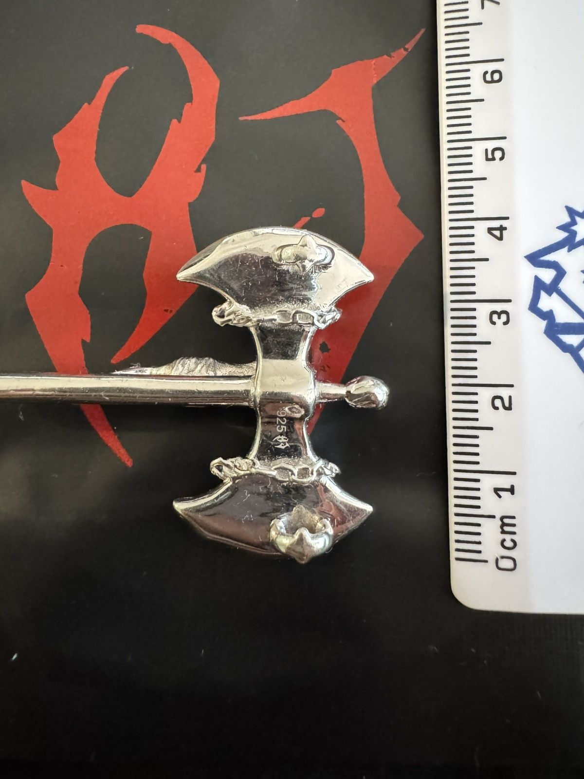 Other Hard Jewelry .925 Sterling Silver Pendant Gothic Crucifix Size ONE SIZE - 3 Thumbnail