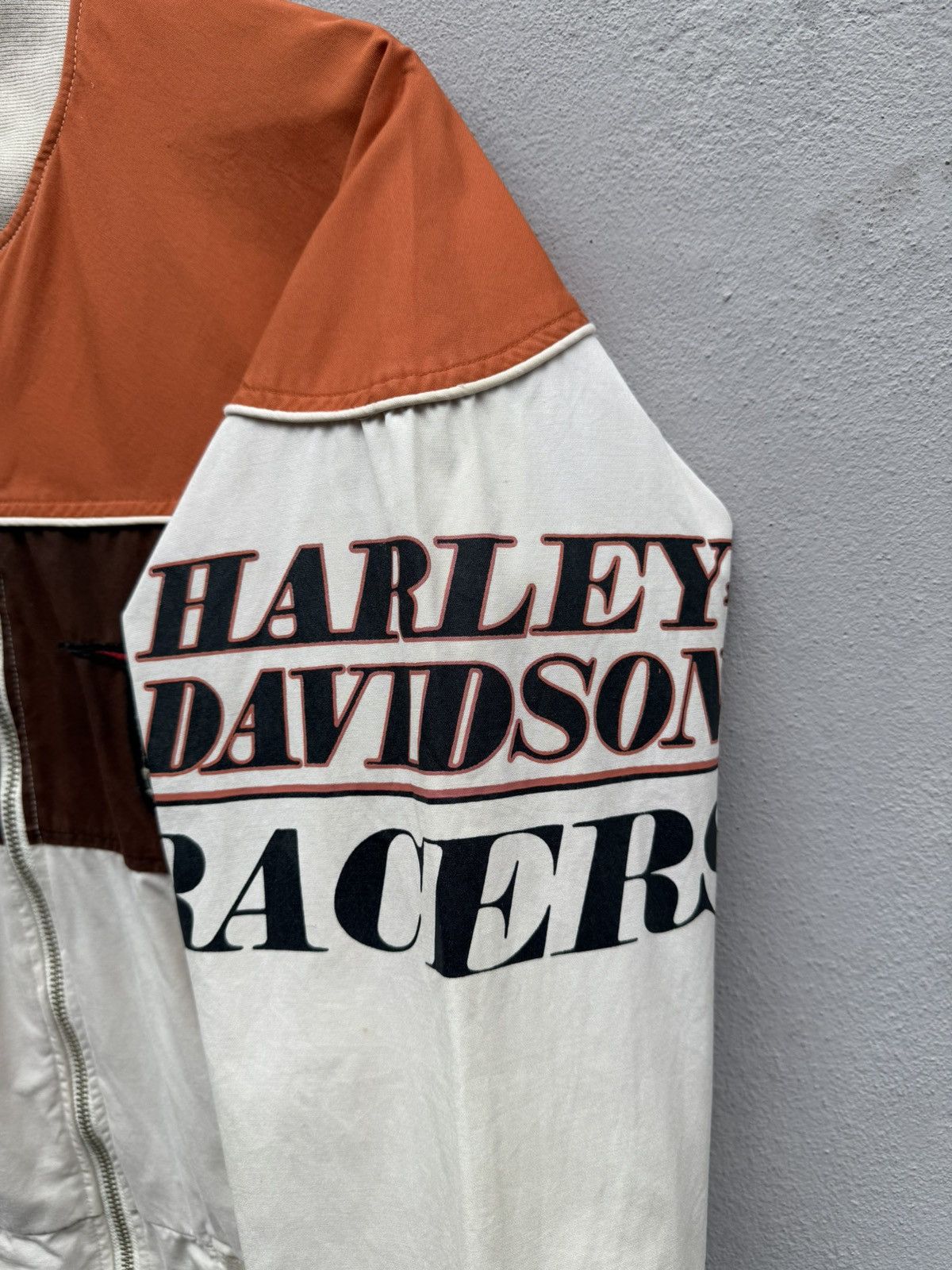 Harley Davidson 🔥RARE🔥 Vintage 90’s HARLEY DAVIDSON Racers “STAFF” Jacket Size US L / EU 52-54 / 3 - 3 Thumbnail