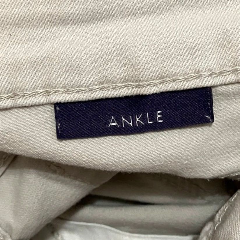 NYDJ VINTAGE NYDJ Jeans Tan Denim Mid Rise Ankle Lift Tuck Embroidered Stretch 6 Womens Regular 26in Inseam 5-Pocket Design Womens Jeans Tan Den im Size 28" / US 6 / IT 42 - 6 Thumbnail
