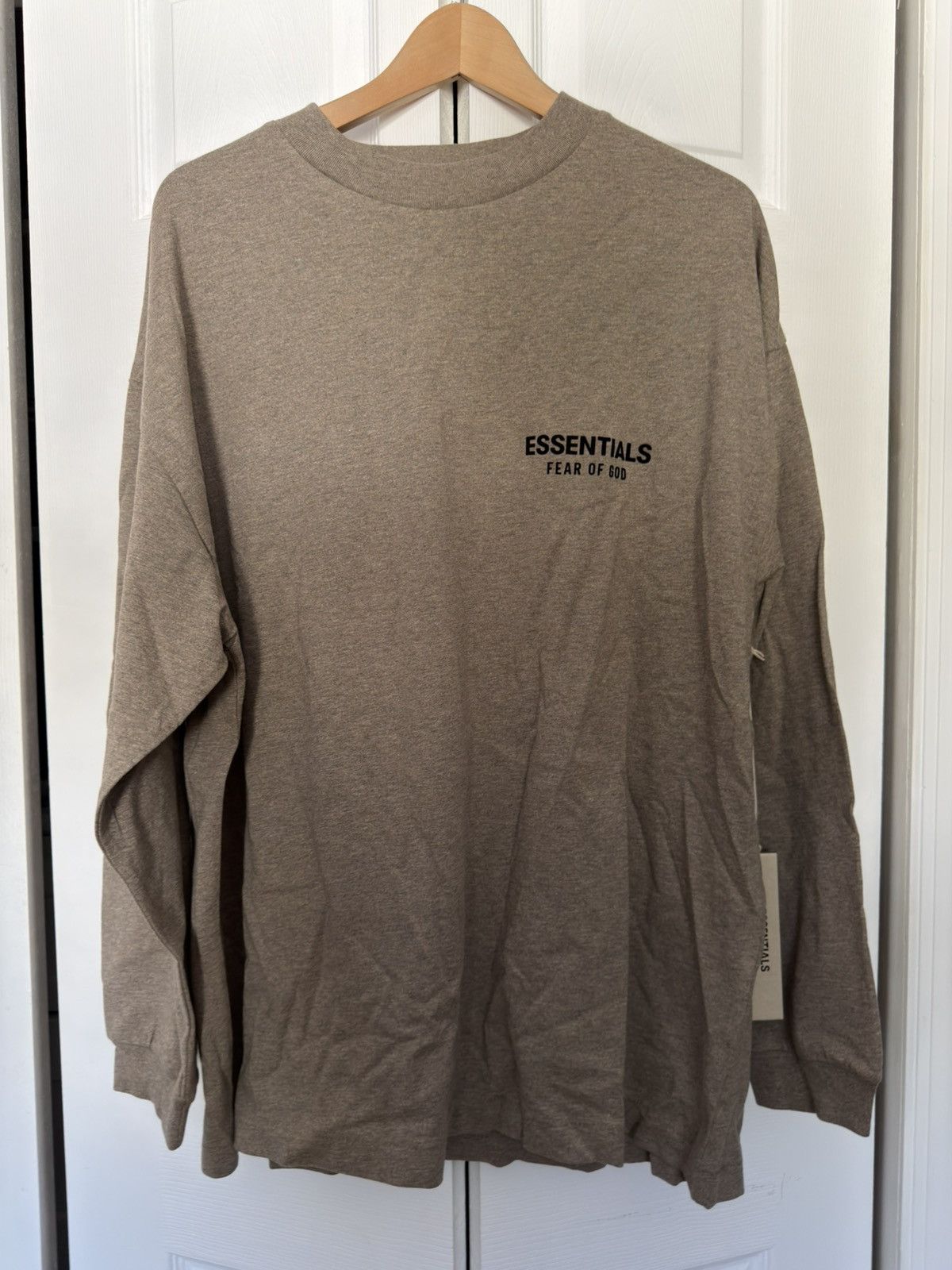 Essentials Fear of God Essentials Heather Grey Jersey Long Sleeve Size US XXS / EU 40 - 1 Thumbnail