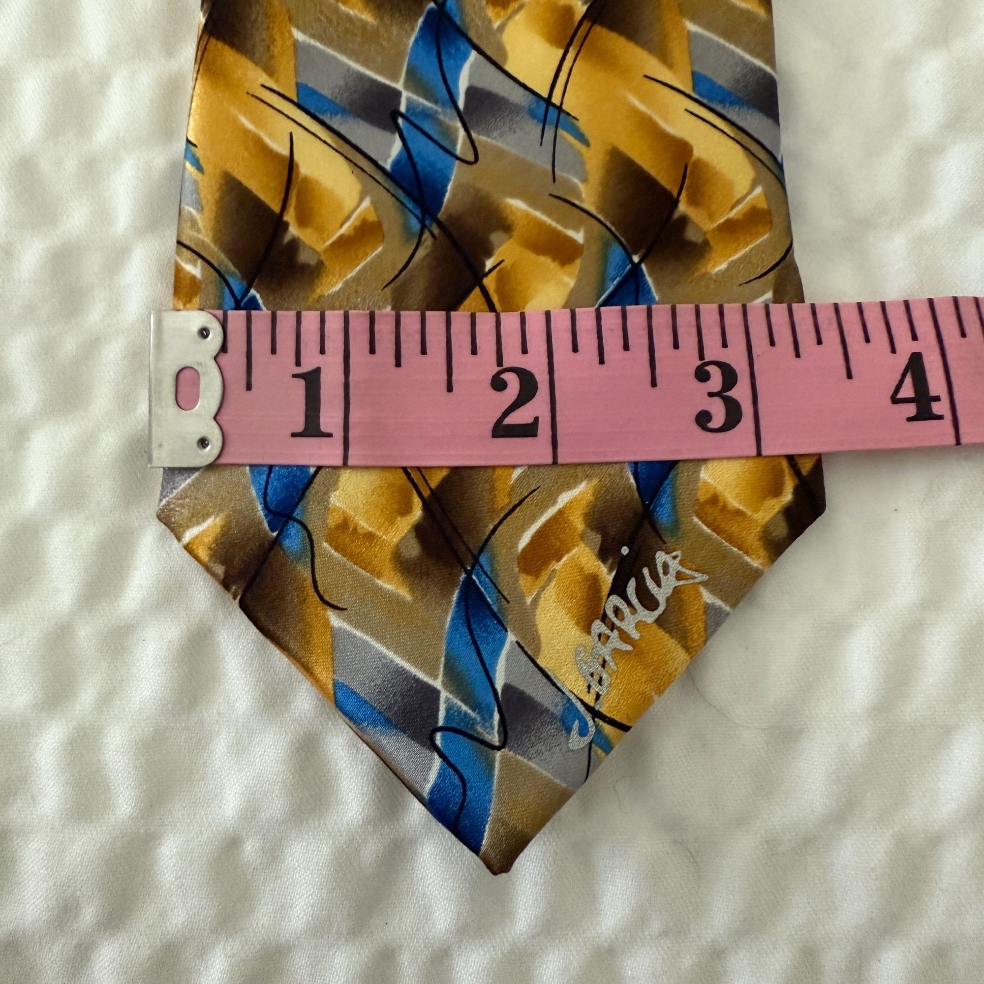 Other J. Garcia Carousel Collectors Edition Silk Tie Abstract Blue Size ONE SIZE - 9 Thumbnail
