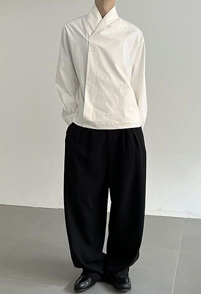 Japanese Brand × Vintage Avant garde fashion retro wrap jacket aesthetic Size US M / EU 48-50 / 2 - 4 Thumbnail