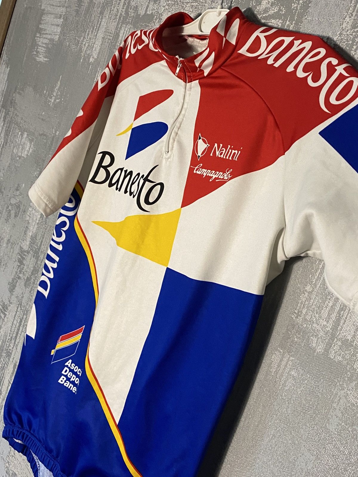 Vintage Banesto Nalini Jersey 1994 Bike Cycling Shirt Jersey 1/4 Zip Size US L / EU 52-54 / 3 - 5 Thumbnail