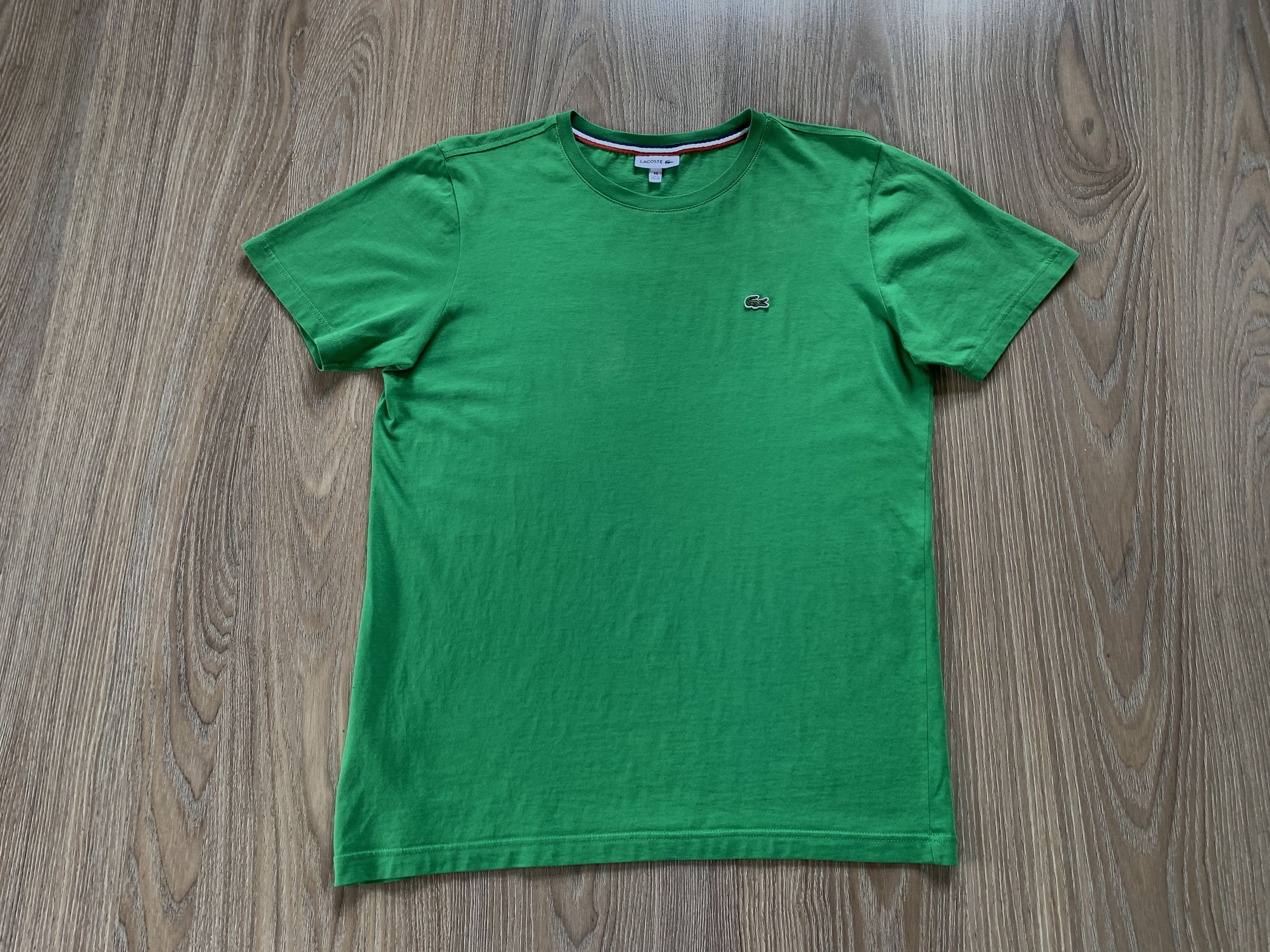 Lacoste Lacoste Cotton Green Basic T Shirt Size US S / EU 44-46 / 1 - 2 Thumbnail