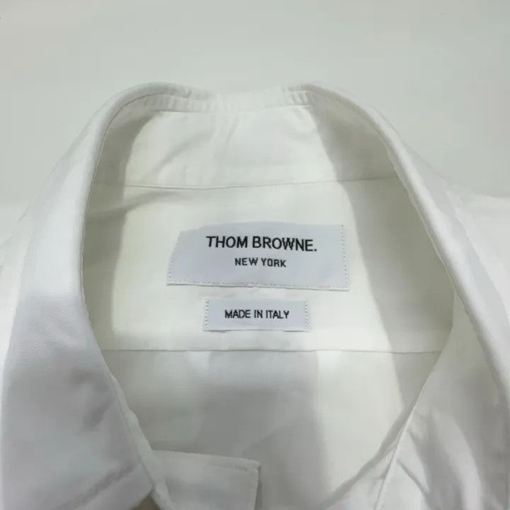 Thom Browne Thom Browne White Button-Up Long Sleeve Shirt -2507 Size US S / EU 44-46 / 1 - 3 Thumbnail
