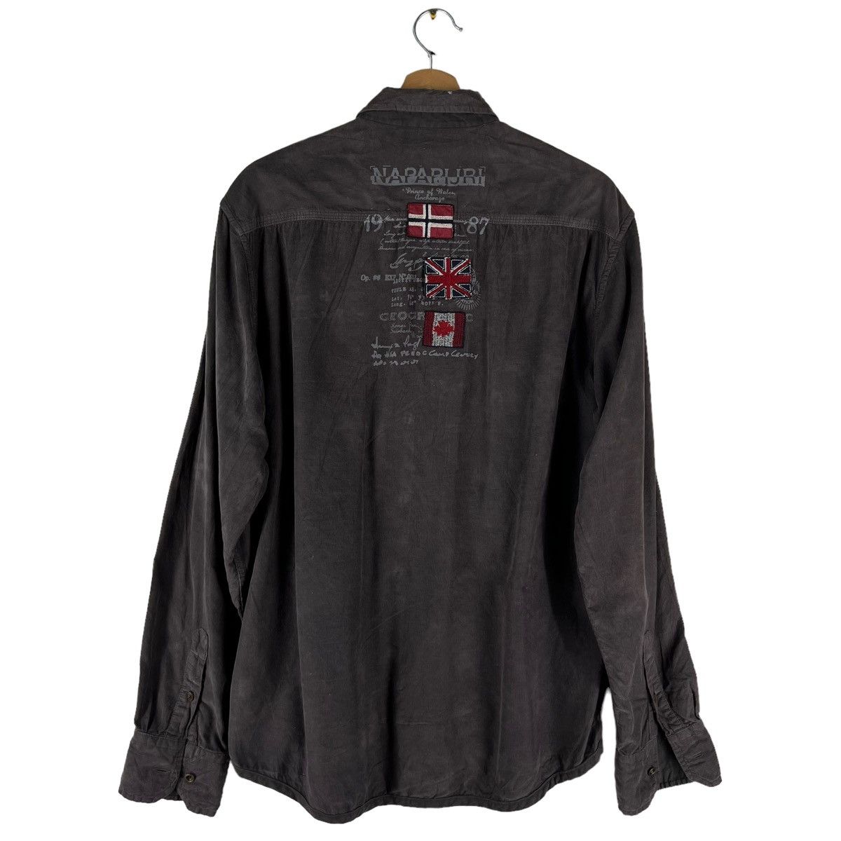 Napapijri 🔥CARGO JACKET BIG LOGO BONDAGE DESIGN Size US XL / EU 56 / 4 - 1 Thumbnail