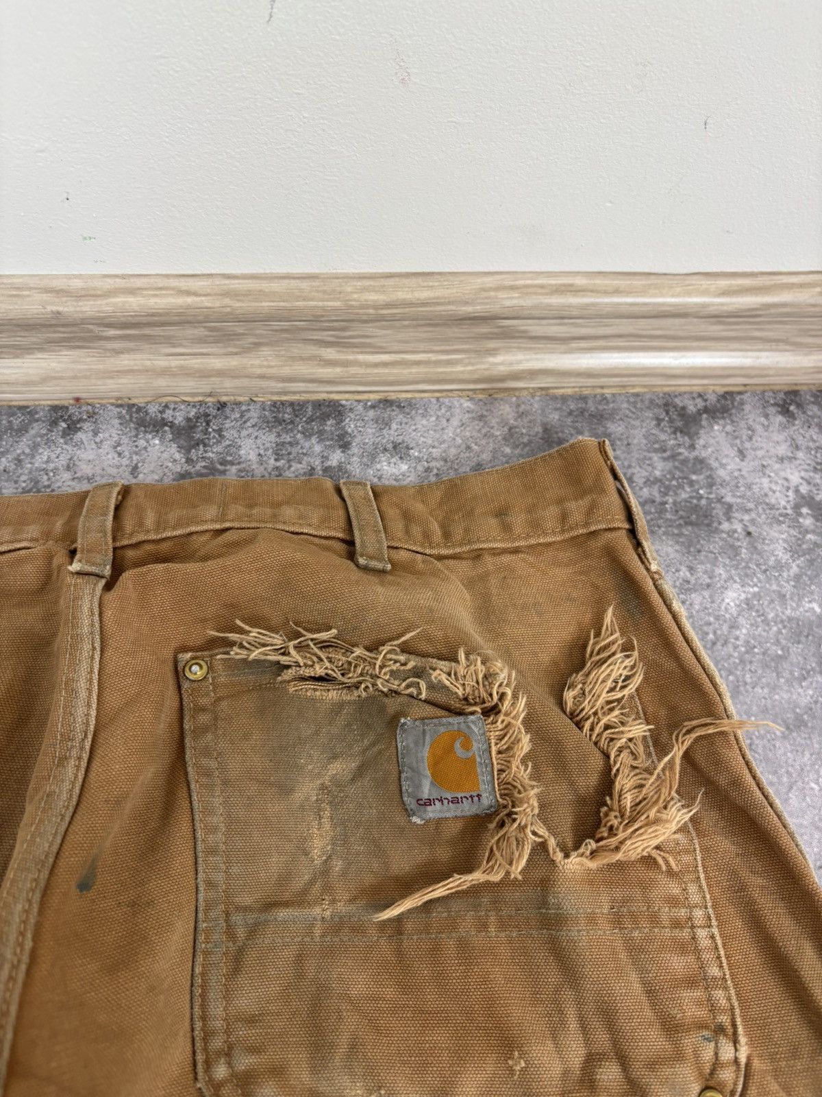 Carhartt Vintage Carhartt Double Knee Pants Jeans Loose Fit B01 BRN Size US 34 / EU 50 - 22 Thumbnail
