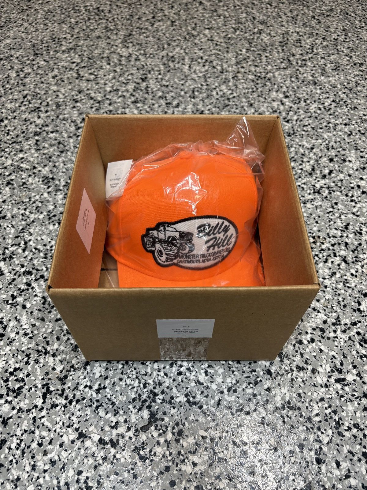 Billy Hill 2021 Billy Hill Neon Orange “Parts, S&S” Truckers Hat OSFM Size ONE SIZE - 9 Thumbnail