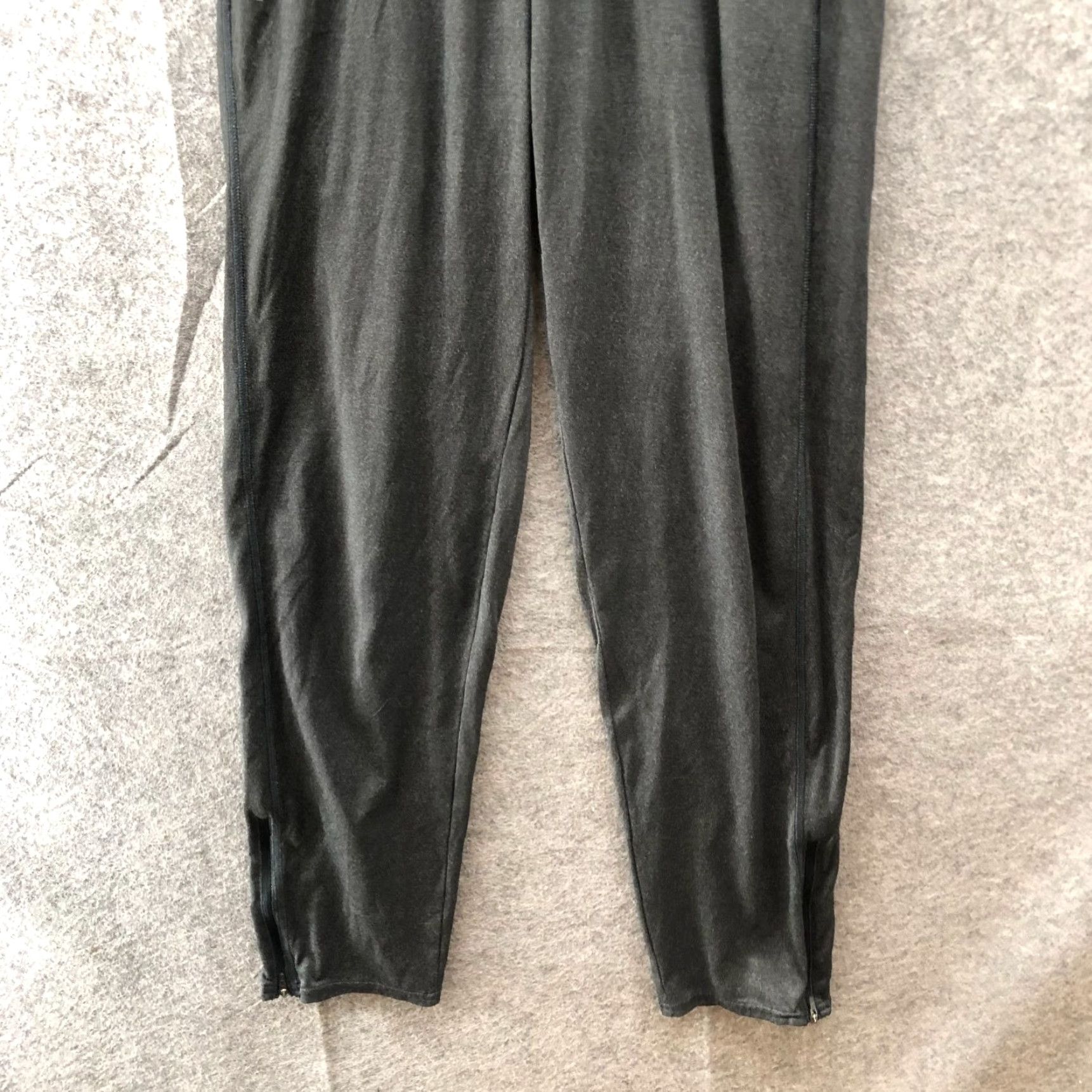 Under Armour Under Armour HeatGear Loose Track Pants Mens S Gray Ankle Zip Athletic Activewear Pants Size US 29 - 4 Thumbnail