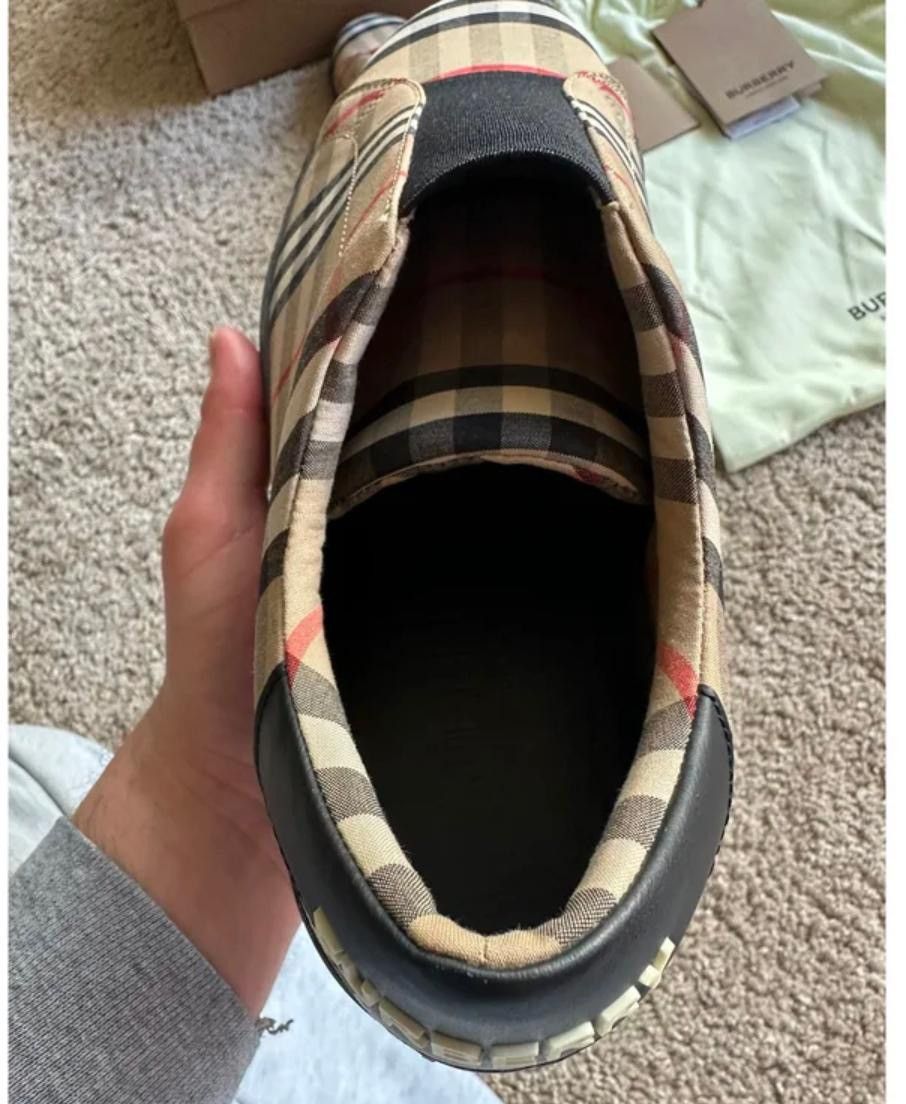 Burberry Authentic Burberry Check Slip-On Trainers EU 41 Size US 8 / EU 41 - 12 Thumbnail
