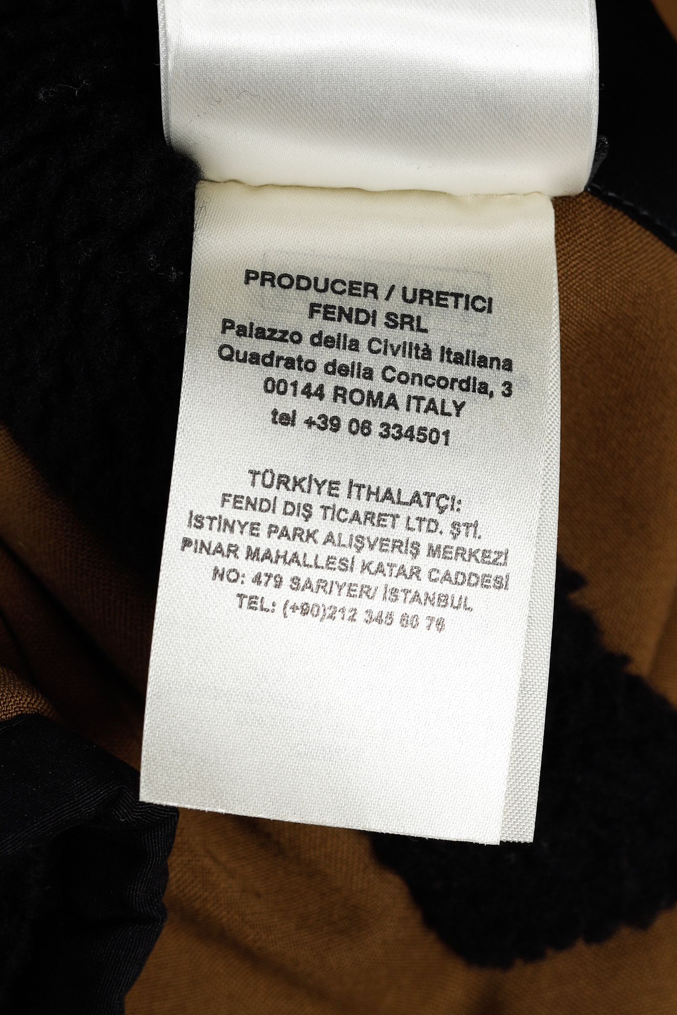 Fendi Fendi Reversible Black Wool Fleece & Brown Patchwork Jacket Size US S / EU 44-46 / 1 - 22 Thumbnail