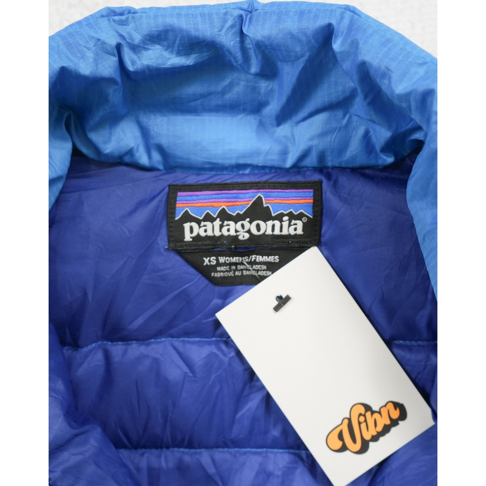 Patagonia Vintage 00s Patagonia Blue Insulated Jacket - Women's XS Size XS / US 0-2 / IT 36-38 - 3 Thumbnail