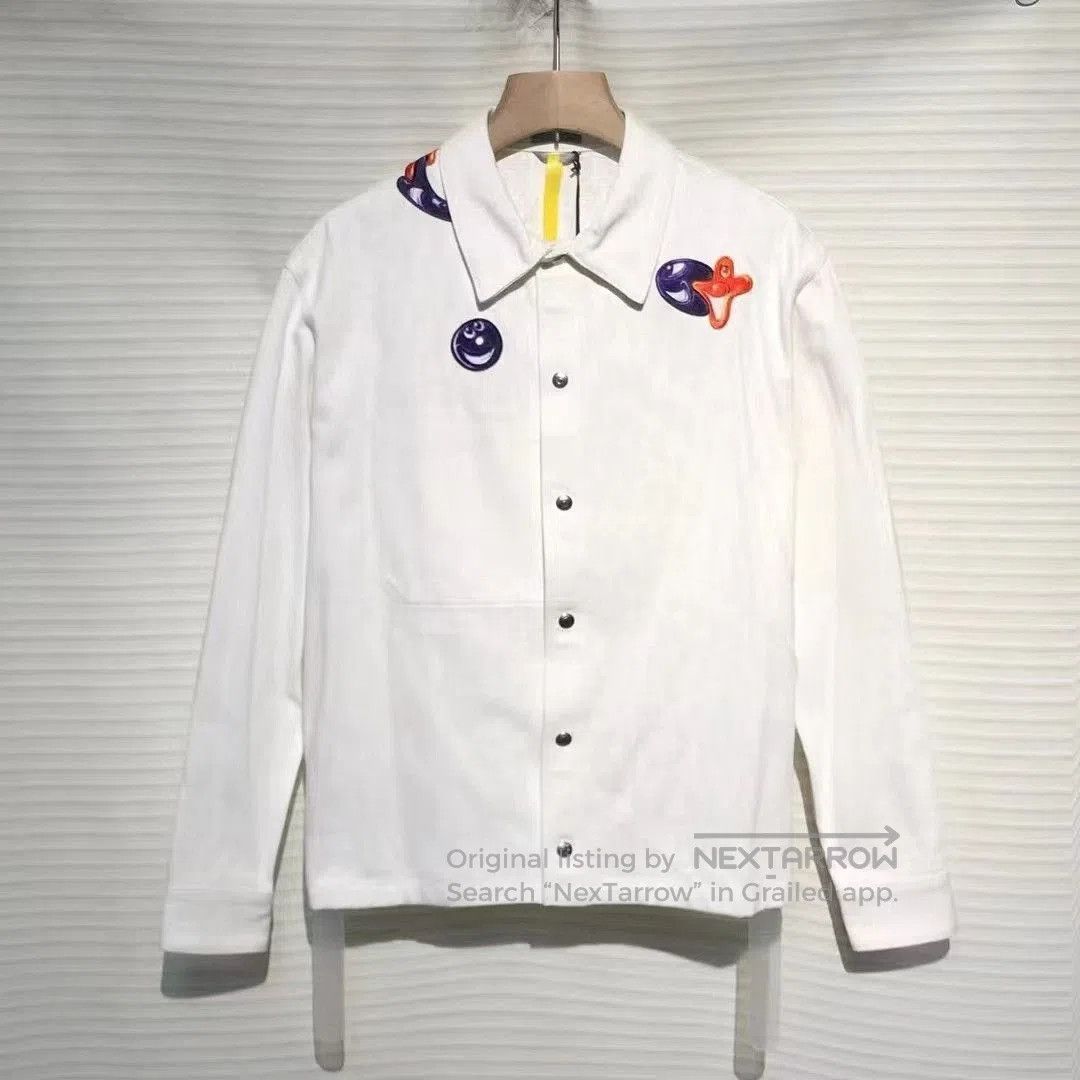 Dior DIOR x KENNY SCHARF Men's Solid Shirt Jacket. Size US S / EU 44-46 / 1 - 1 Thumbnail