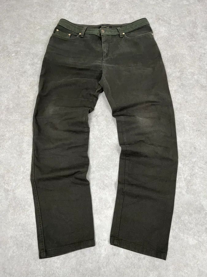 Roberto Cavalli SS2001 Roberto Cavalli Olive Green Cozy Pants Size US 30 / EU 46 - 1 Thumbnail