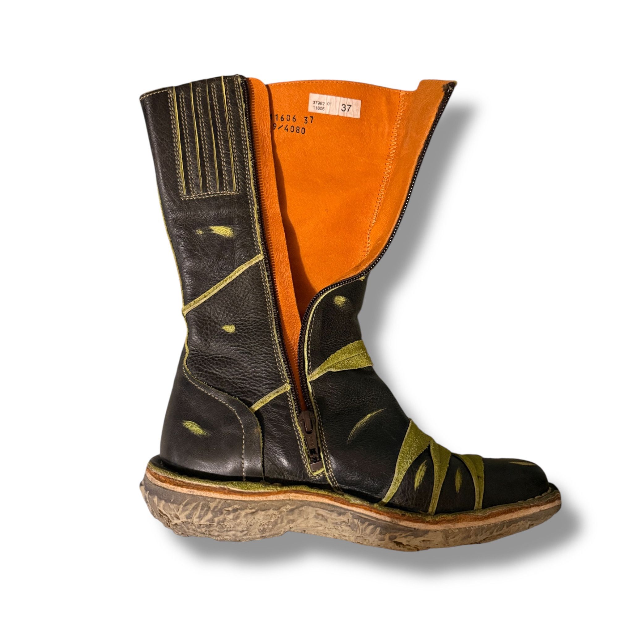 Other Ultra Rare EJECT Archive Vintage Leather Boots Size US 6.5 / IT 36.5 - 14 Thumbnail