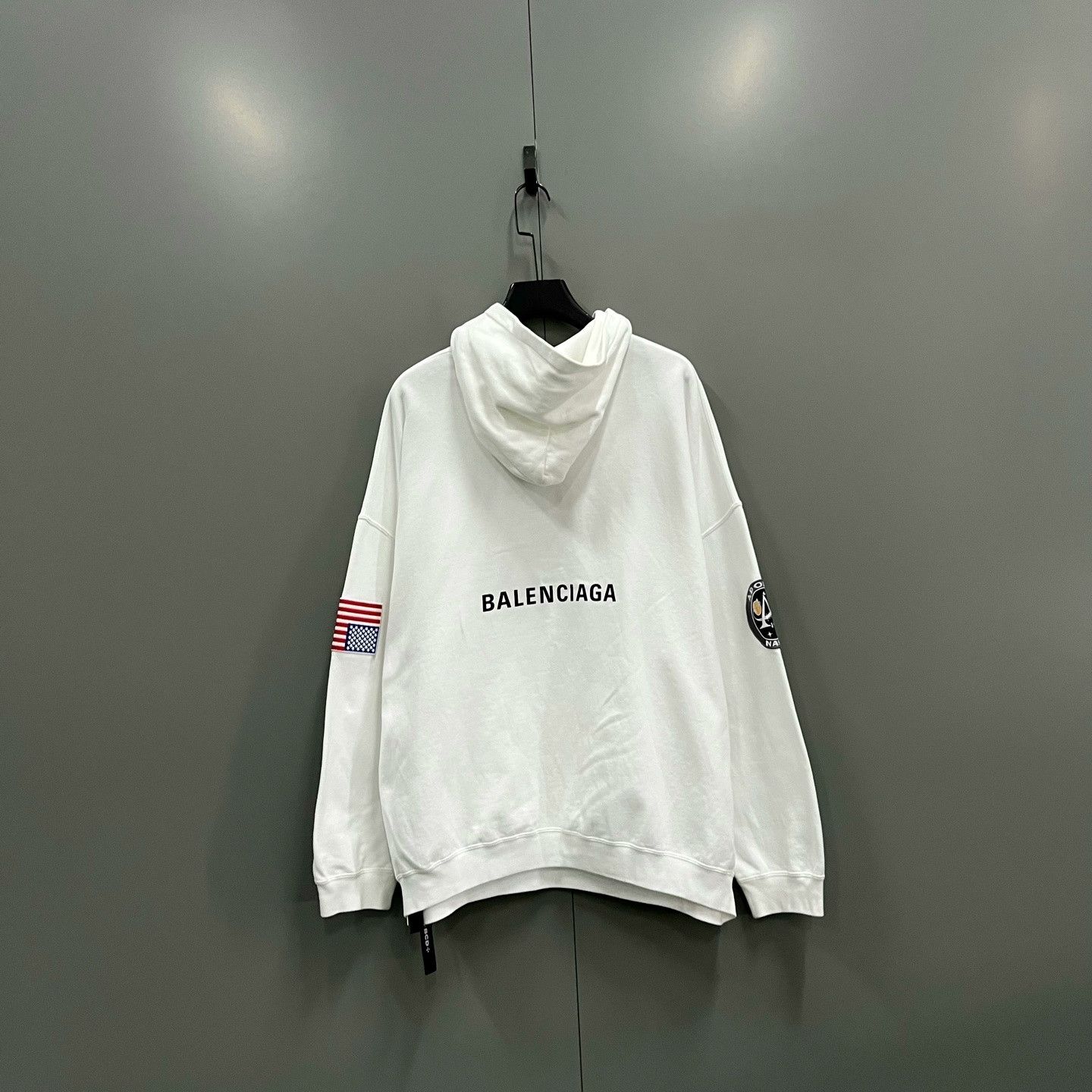 Balenciaga Balenciaga x NASA Logo Embroidered Hoodie Size US XS / EU 42 / 0 - 2 Thumbnail