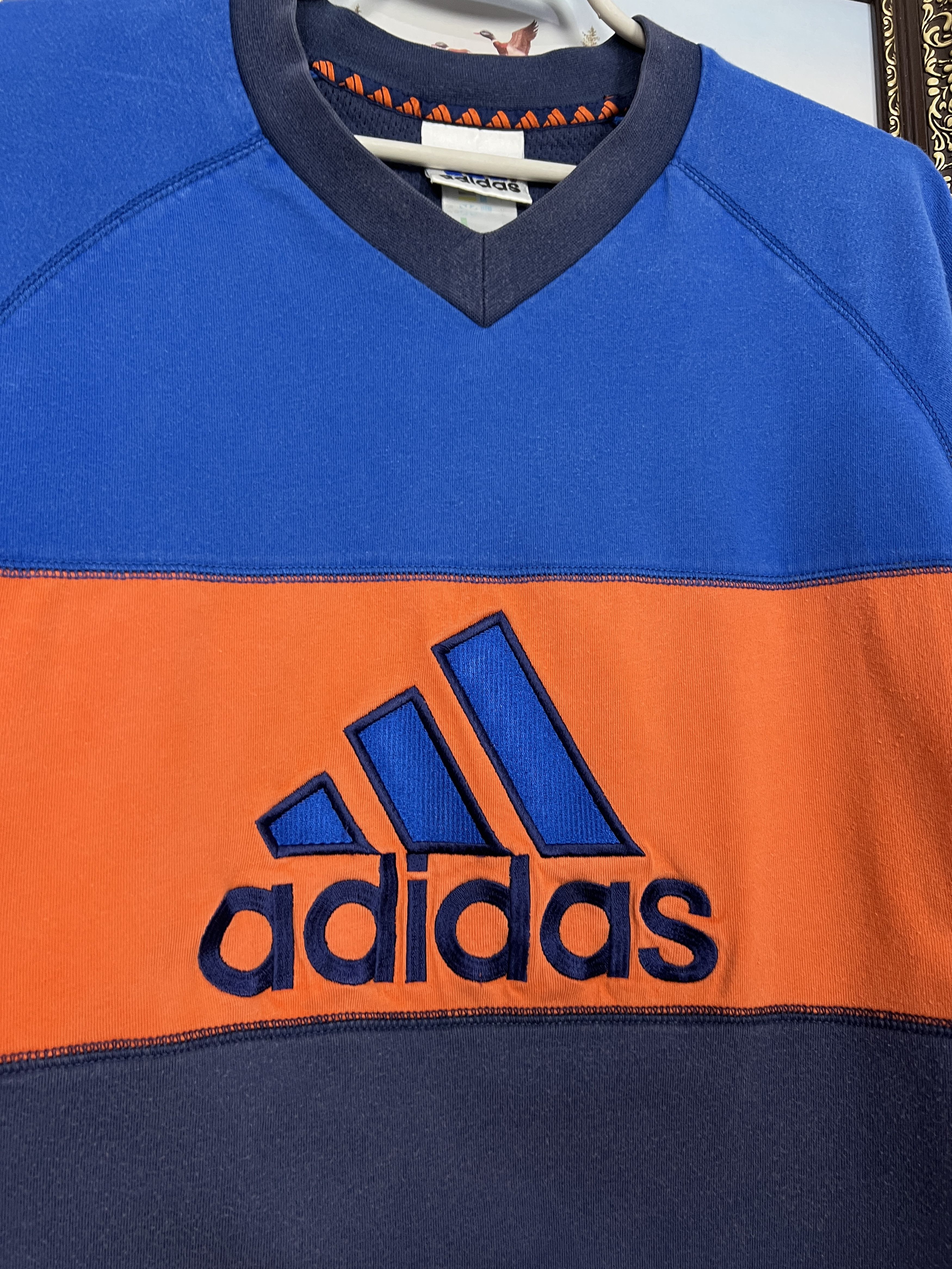 Adidas Vintage Originals Equipment Big Logo Jersey Shirt Trikot Size US XL / EU 56 / 4 - 4 Thumbnail