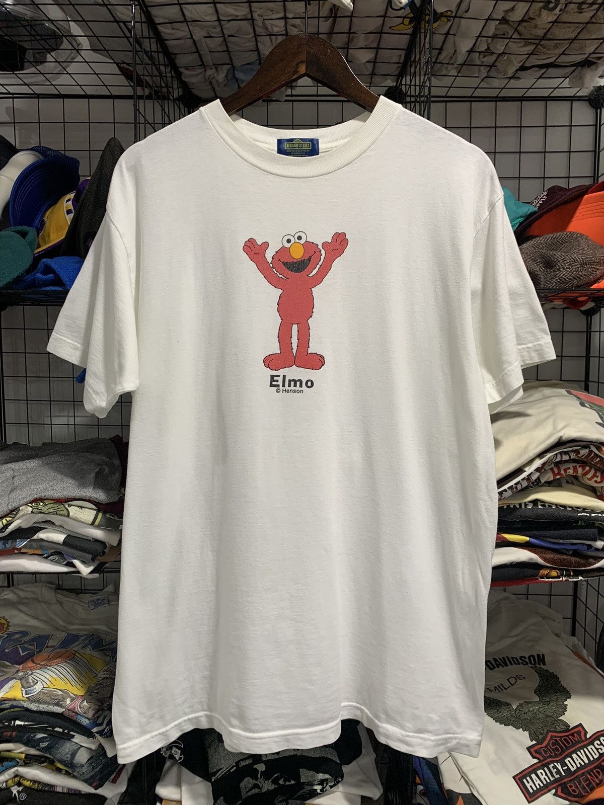 Cartoon Network × Vintage Vintage Elmo Mirror Print Tshirt Size US L / EU 52-54 / 3 - 1 Thumbnail