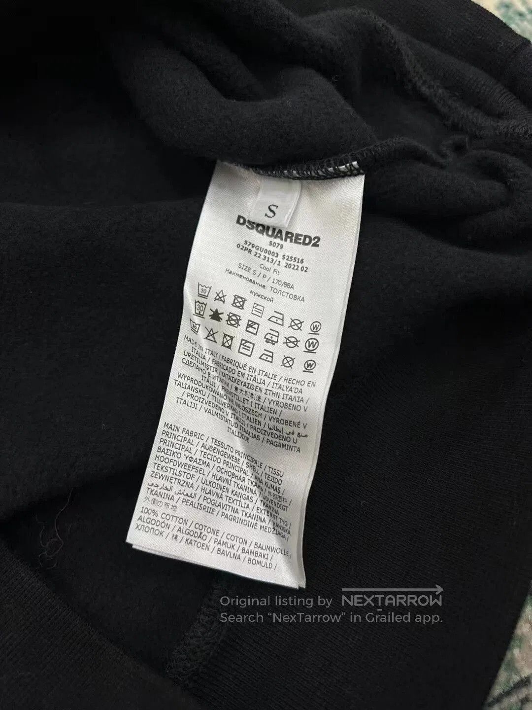 Dsquared2 dsquared2 black icon hoodie fall/winter 2022. Size US S / EU 44-46 / 1 - 5 Thumbnail