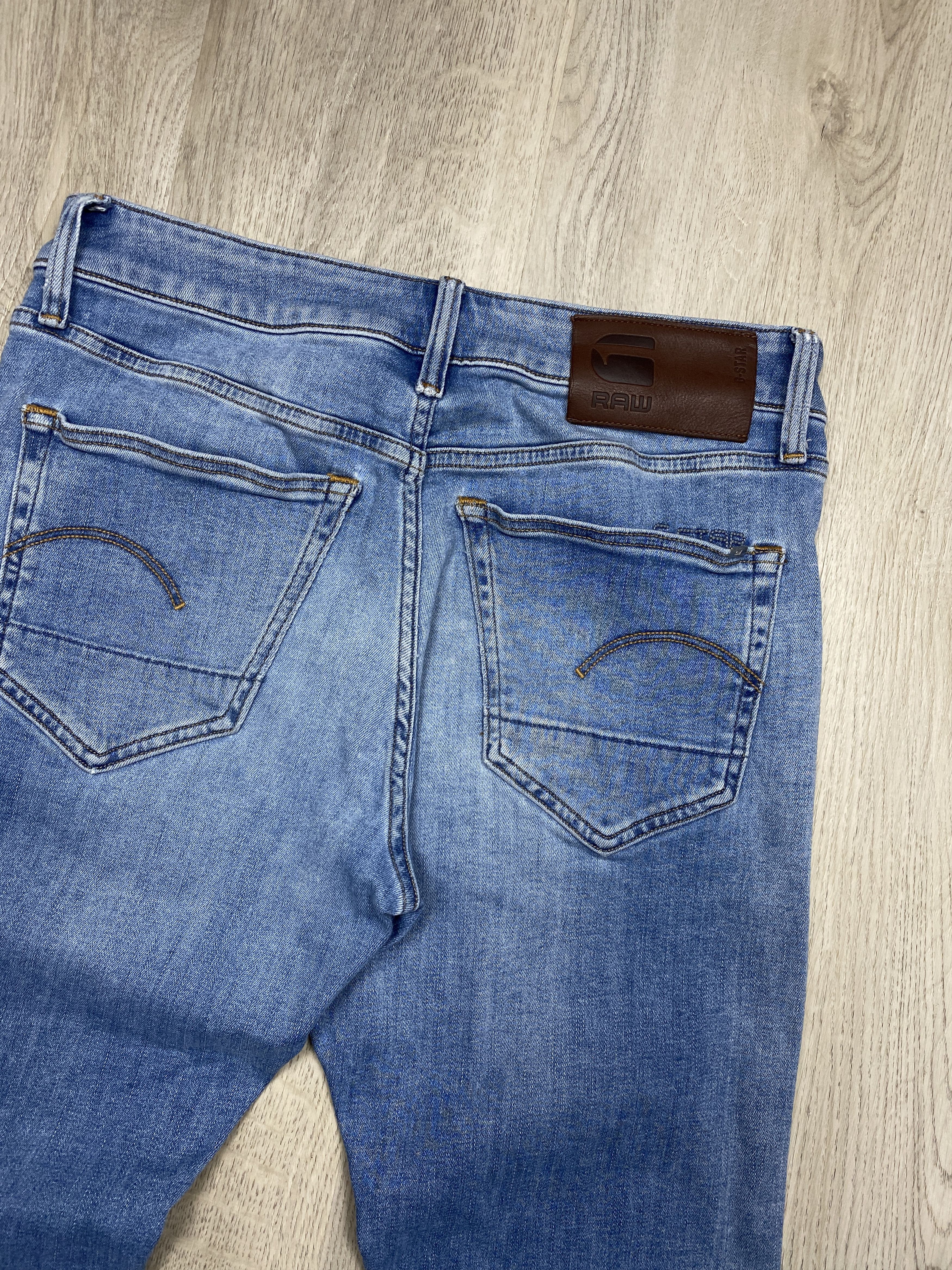 G-Star G Star Raw 3301 Slim Mens Denim Pants Jeans Size US 30 / EU 46 - 2 Thumbnail
