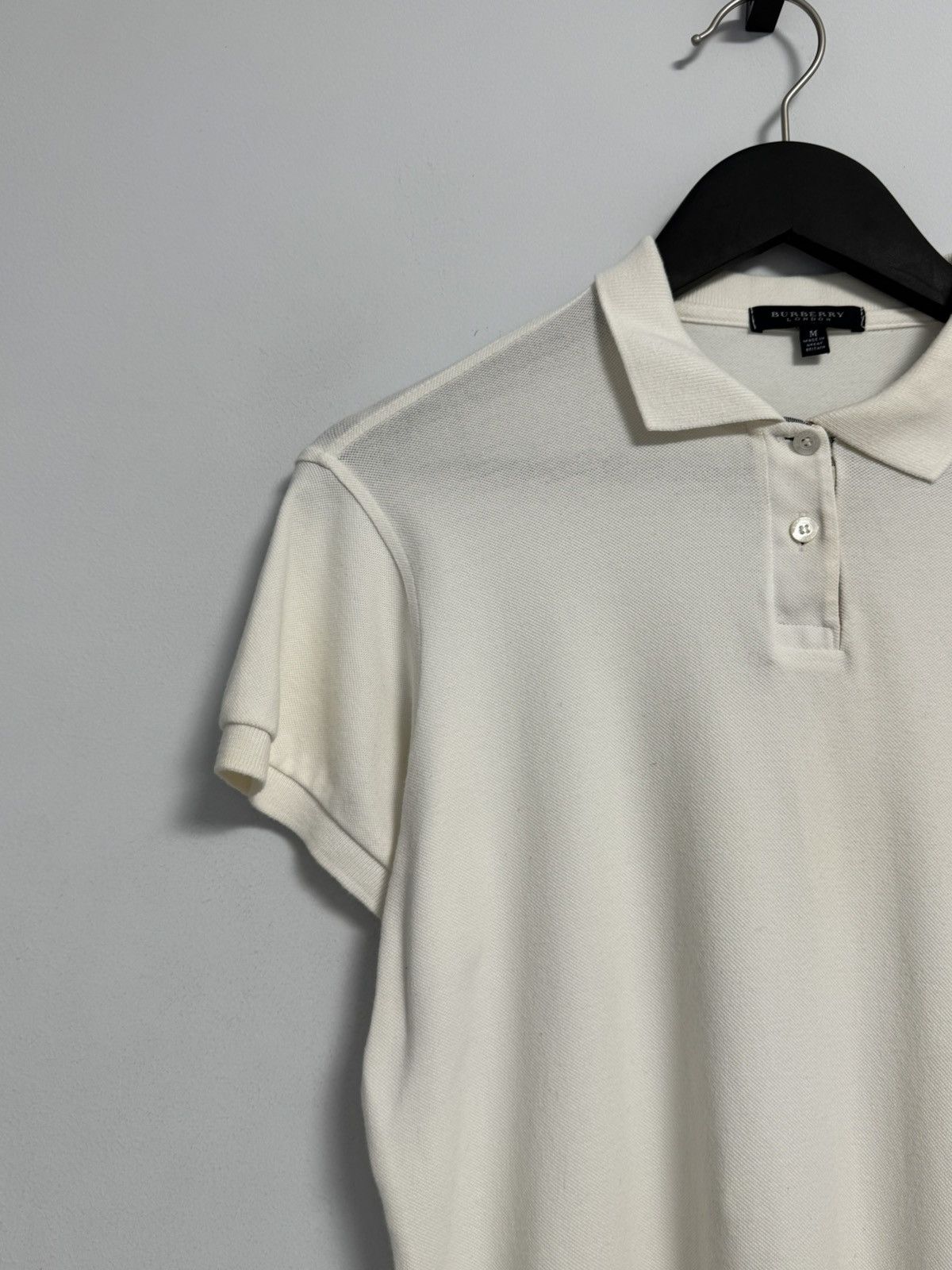Burberry Burberry Women’s Ivory Polo Shirt Dress – Short Sleeve Size M / US 6-8 / IT 42-44 - 5 Thumbnail