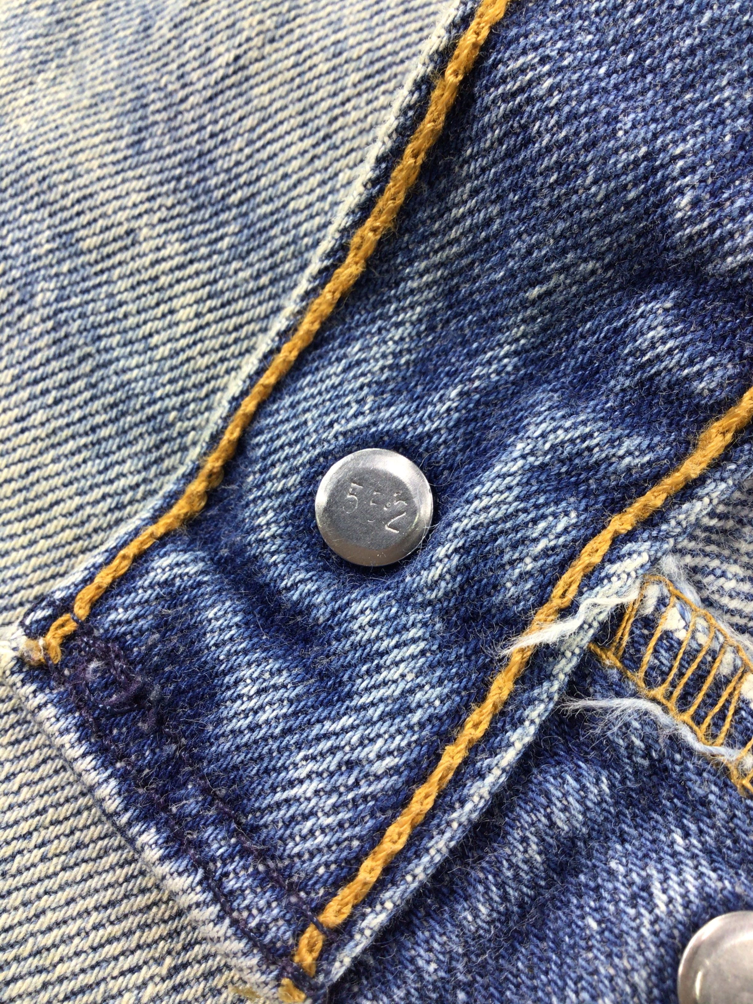 Levi's Vintage 90s Levis 501 xx Stone Wash Jeans-JM488 Size US 35 - 9 Thumbnail