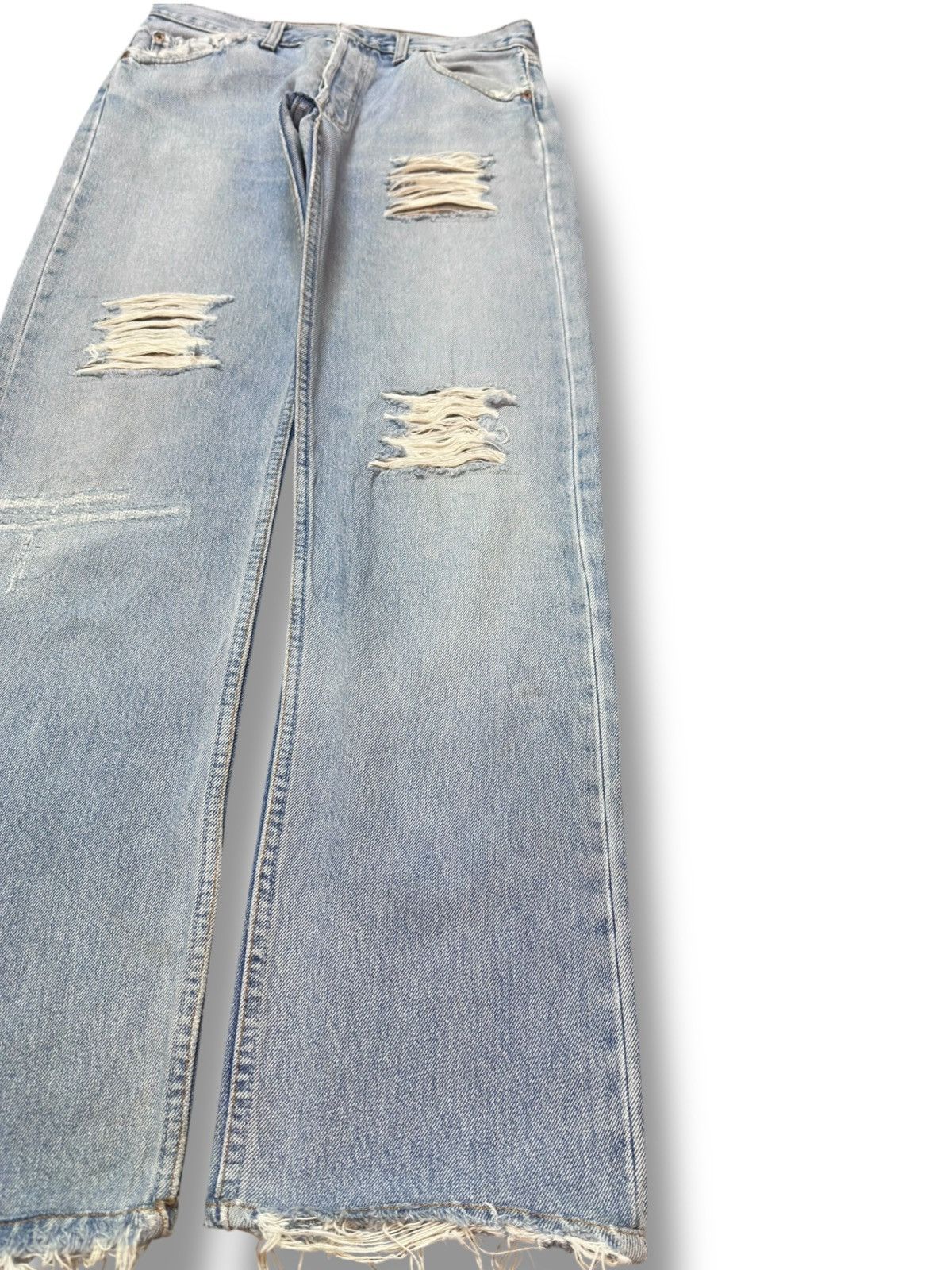 Levi's Vintage Clothing Vintage Levi’s 501 Faded Distressed Denim Size US 29 - 4 Thumbnail