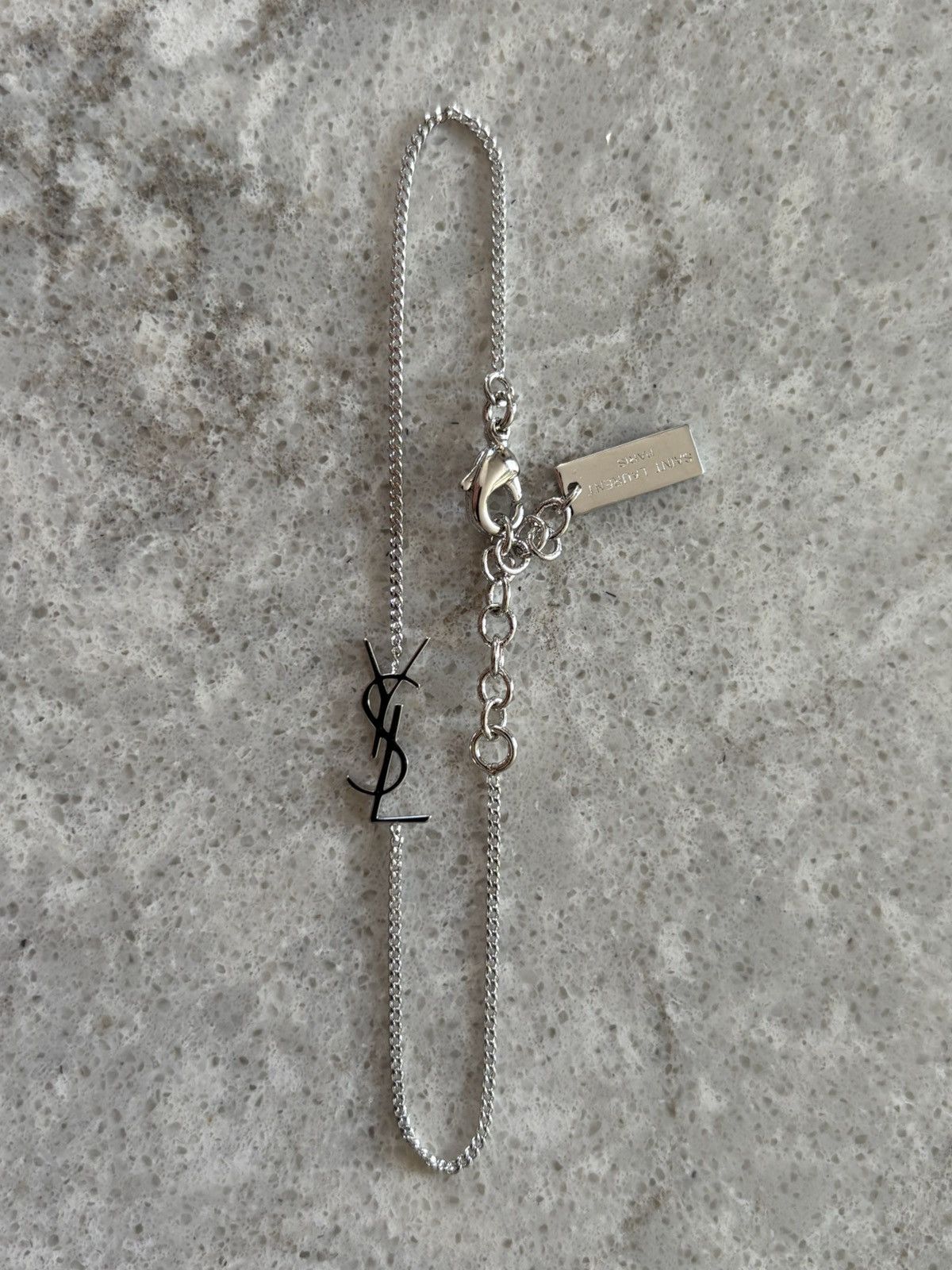 Yves Saint Laurent Yves Saint Laurent monogram bracelet silver Size ONE SIZE - 4 Thumbnail