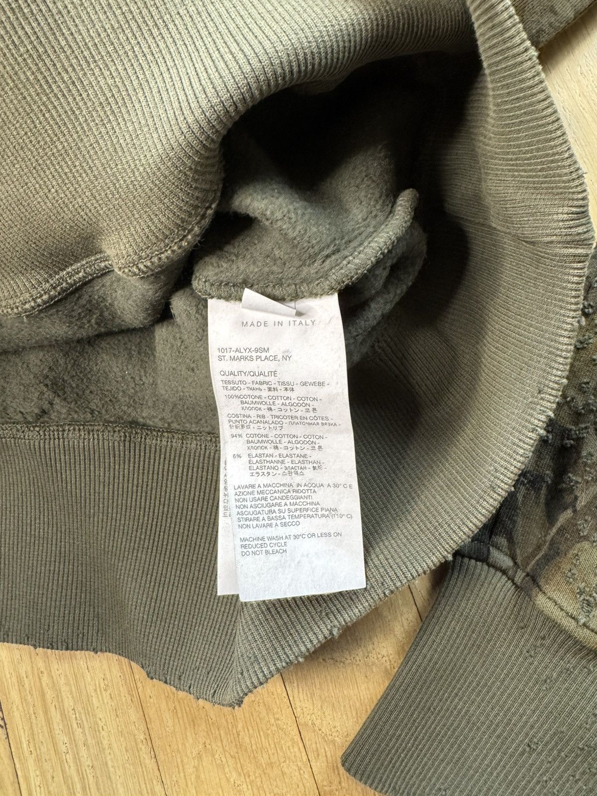 1017 ALYX 9SM 1017 ALYX 9SM REAL TREE CAMO DISTRESSED HOODIE FW23 Size US L / EU 52-54 / 3 - 7 Thumbnail