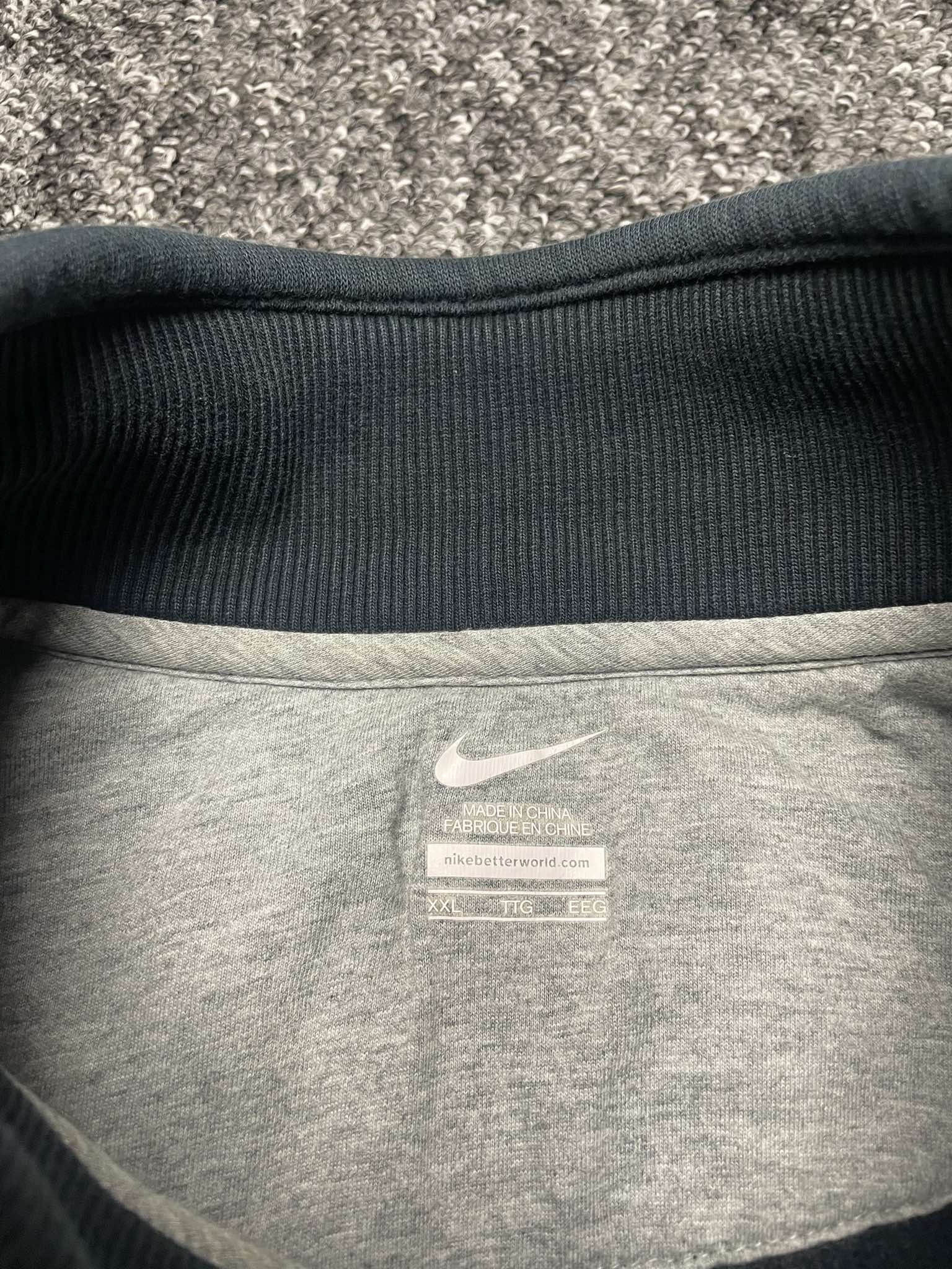Nike × Vintage Vintage zip-up sweatshirt tracksuit Nike SOlo swoosh logo Size US XXL / EU 58 / 5 - 7 Thumbnail
