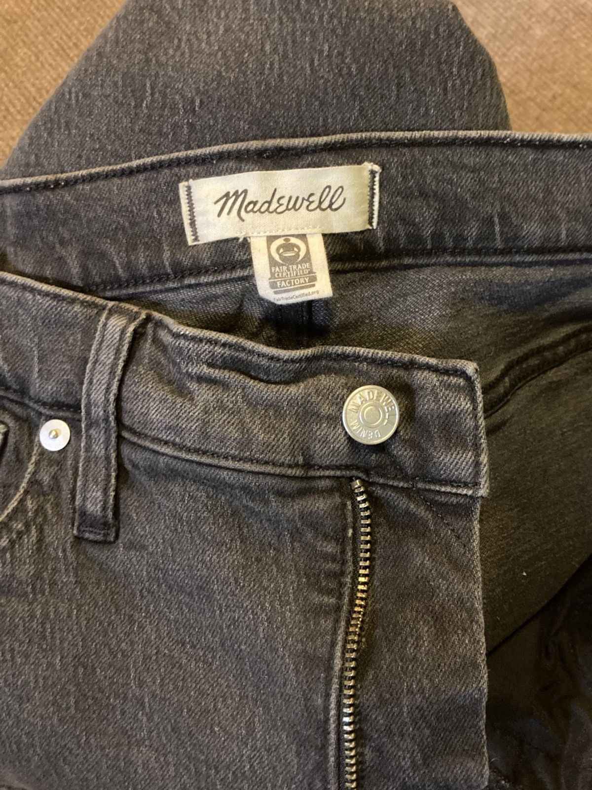 Madewell Madewell 99% Cotton Perfect Vintage Black Size 29" - 16 Thumbnail