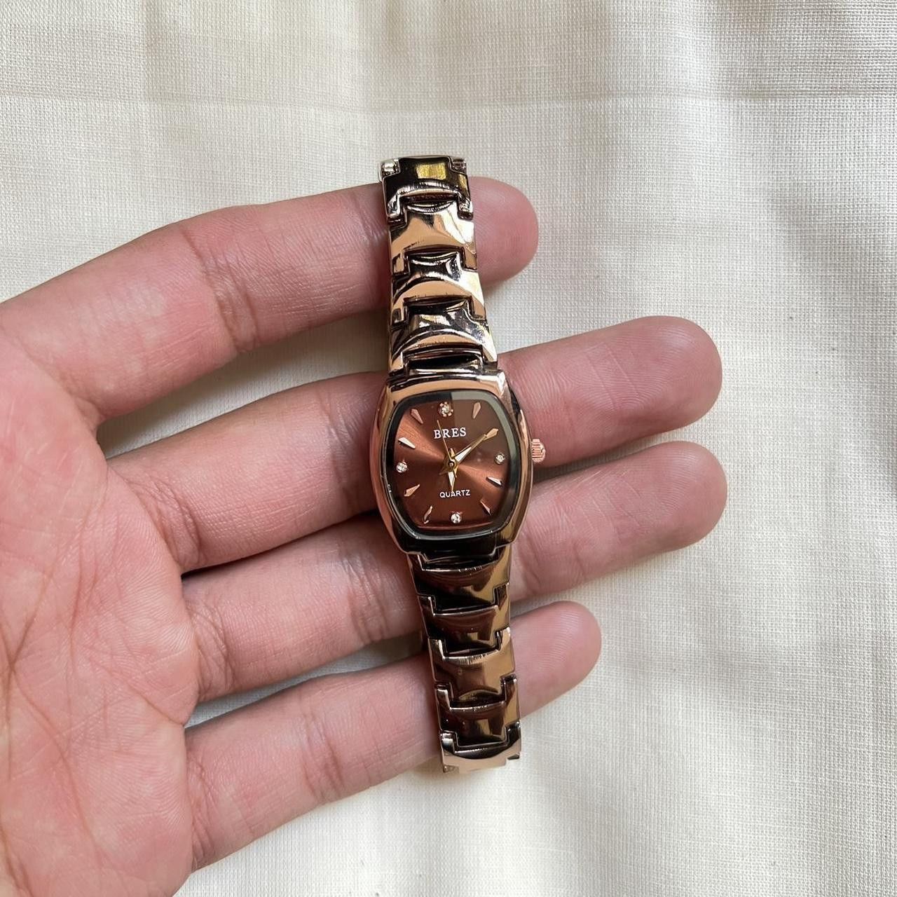 Jewelry 2000s vintage style stainless steel quartz bres luxury watch Size ONE SIZE - 8 Thumbnail