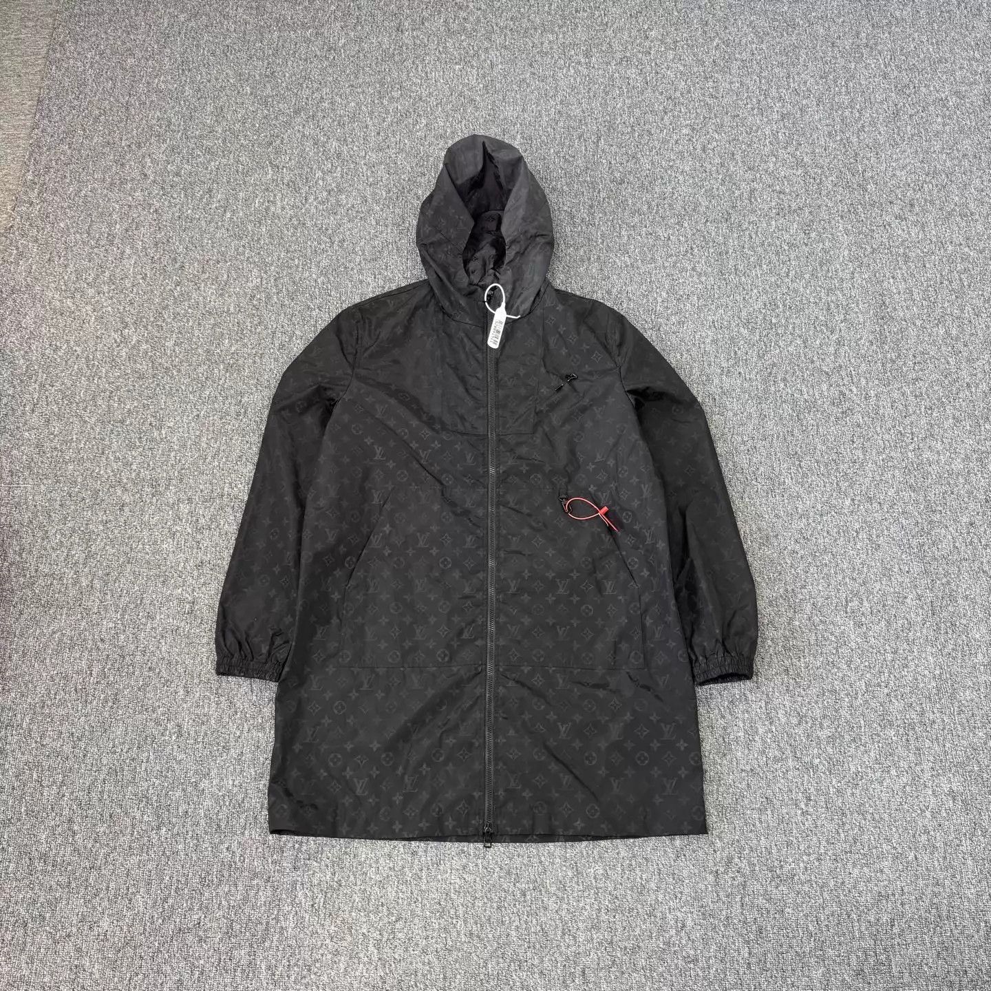 Louis Vuitton LV Pin Monogram Allover Mid-Length Hooded Jacket 50 99 New Size US M / EU 48-50 / 2 - 1 Thumbnail