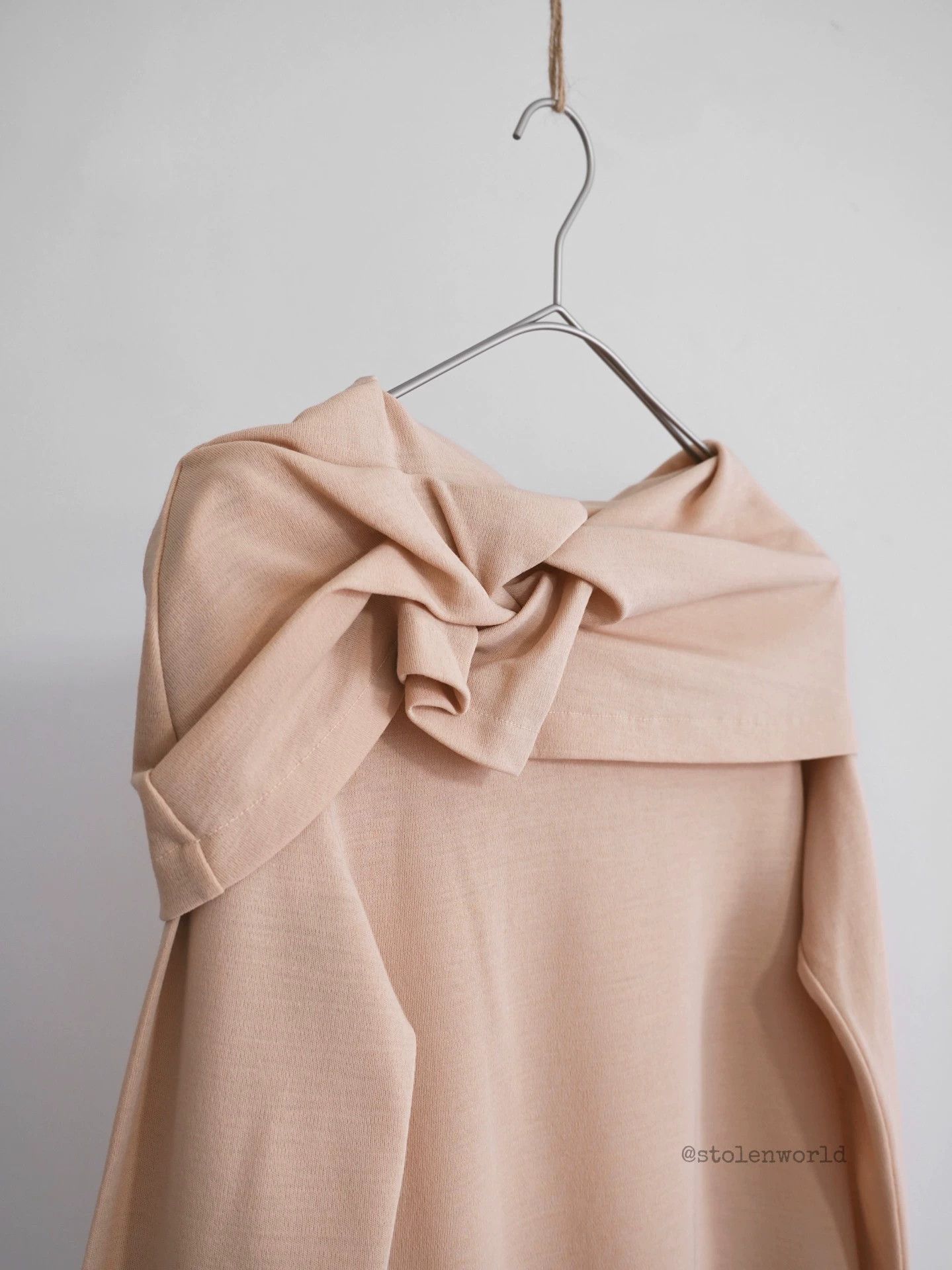 Comme des Garcons CDG 1991AW Tricot Origami Rose Lapel Top Size F Size XS / US 0-2 / IT 36-38 - 2 Thumbnail