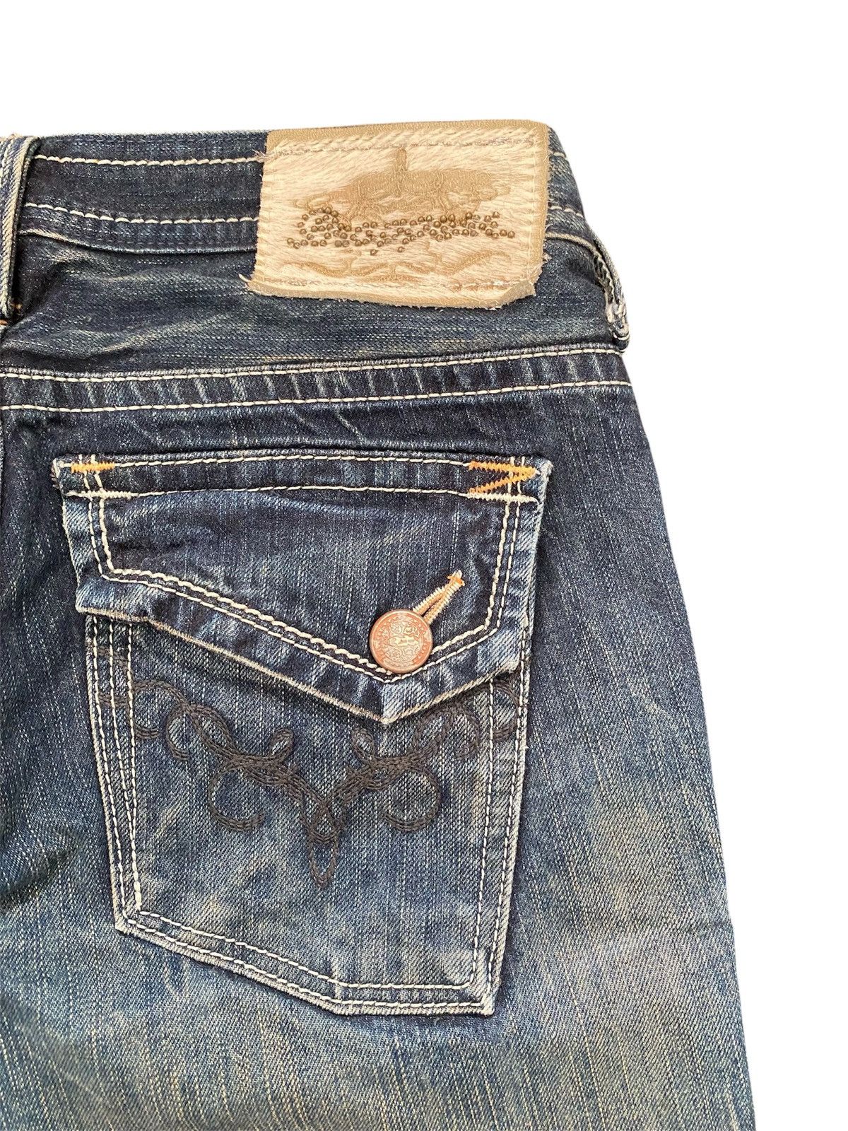 Japanese Brand Brappers Flared Denim Size US 30 / EU 46 - 9 Thumbnail