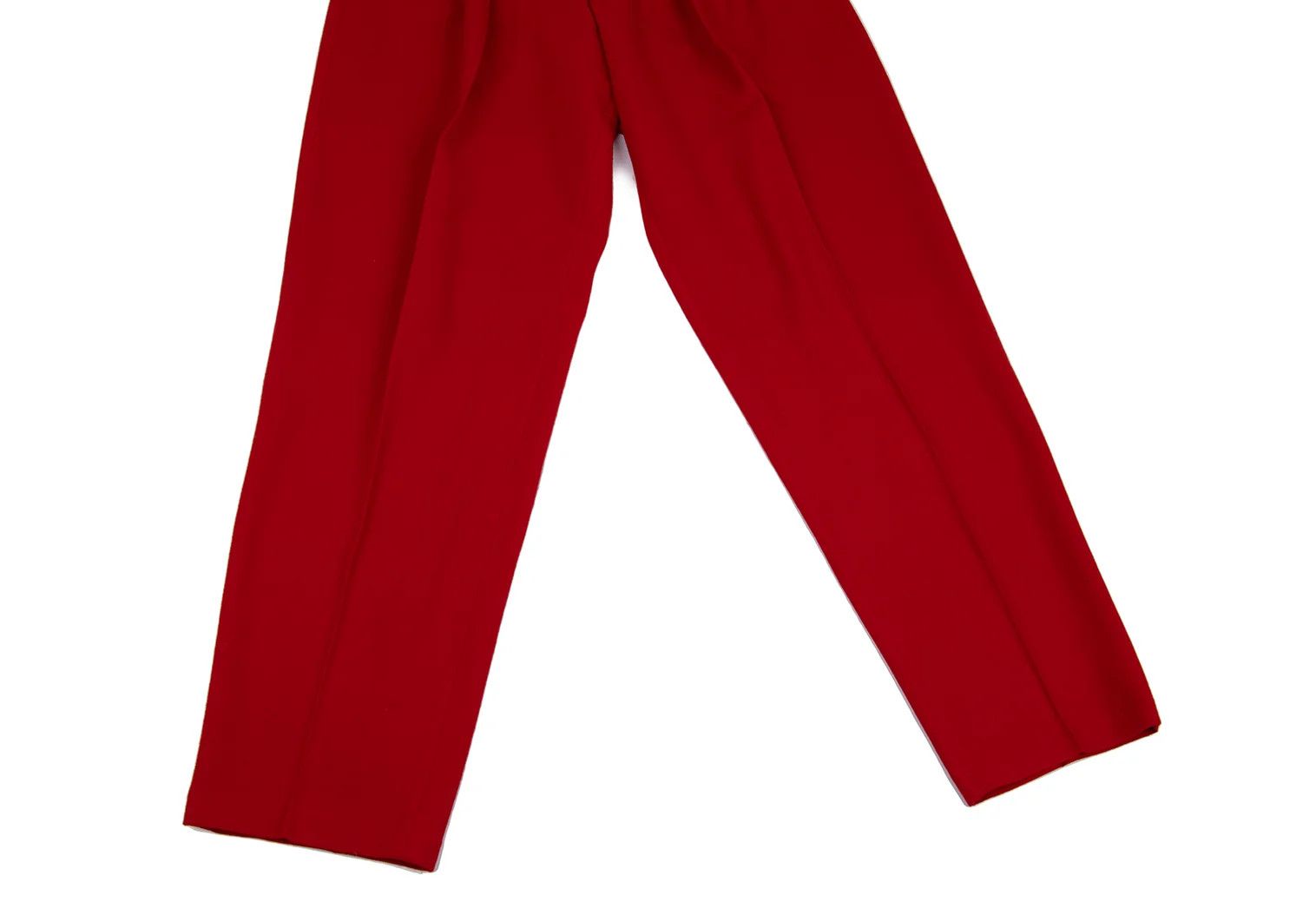 Yohji Yamamoto Yohji Yamamoto Wool Suspender Button Pants Red M Size US 34 / EU 50 - 7 Thumbnail